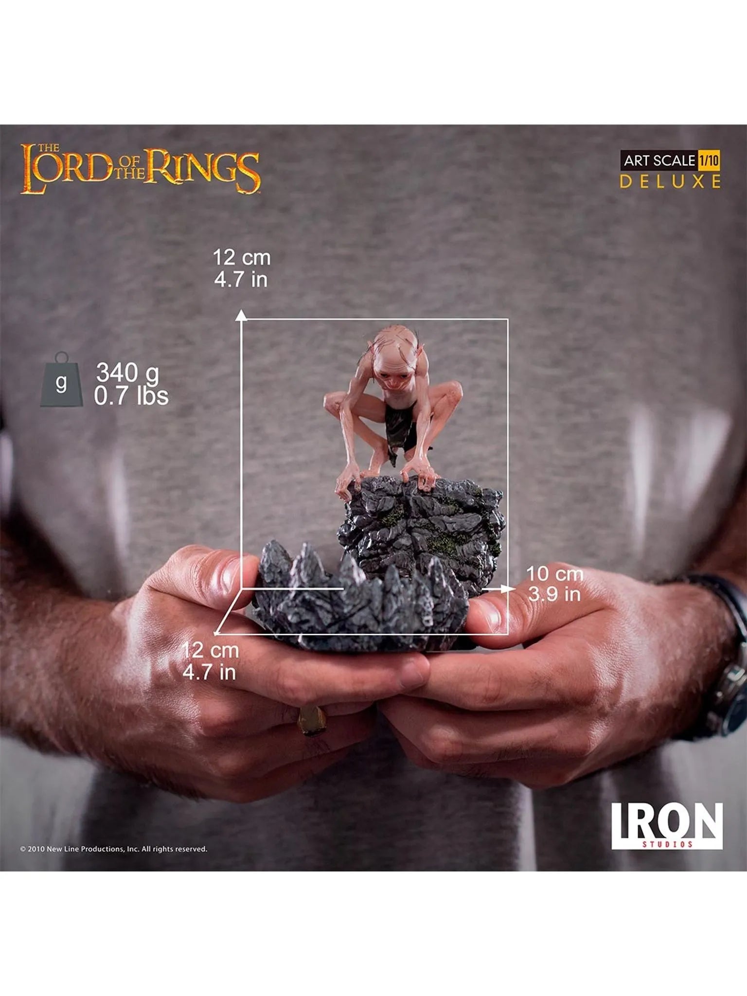 IRON Studios: The Lord Of The Rings - Gollum Deluxe Escala 1/10