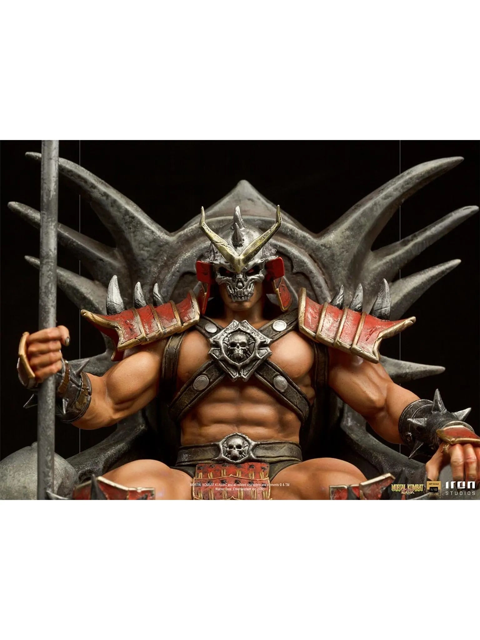 IRON Studios: Mortal Kombat - Shao Khan Deluxe Art Scale 1/10