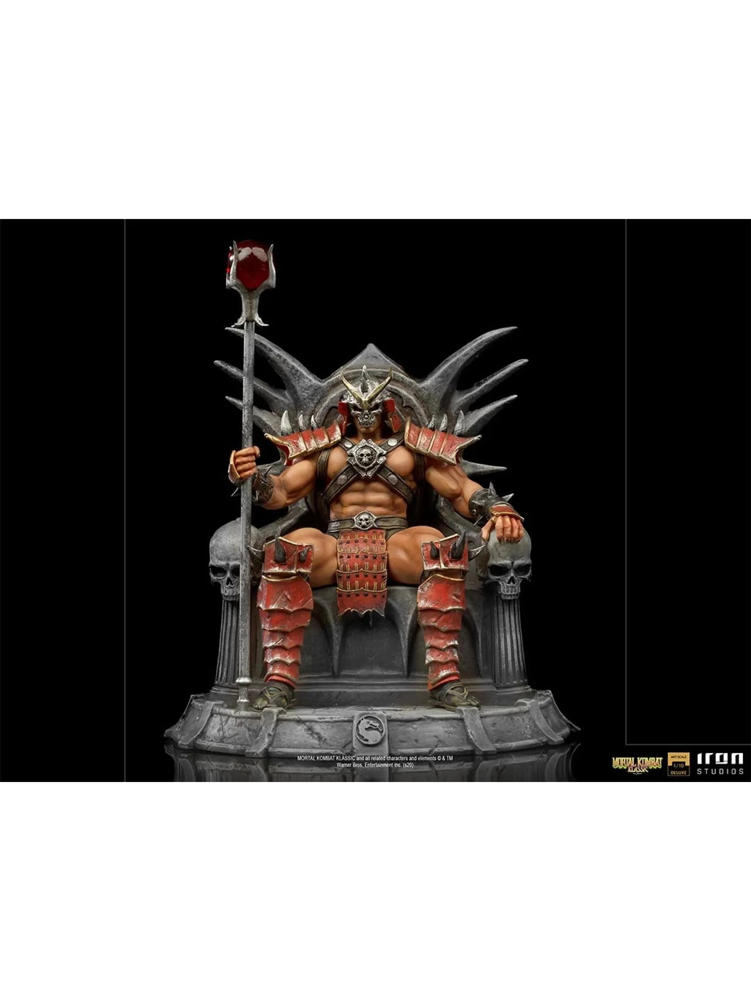 IRON Studios: Mortal Kombat - Shao Khan Deluxe Art Scale 1/10