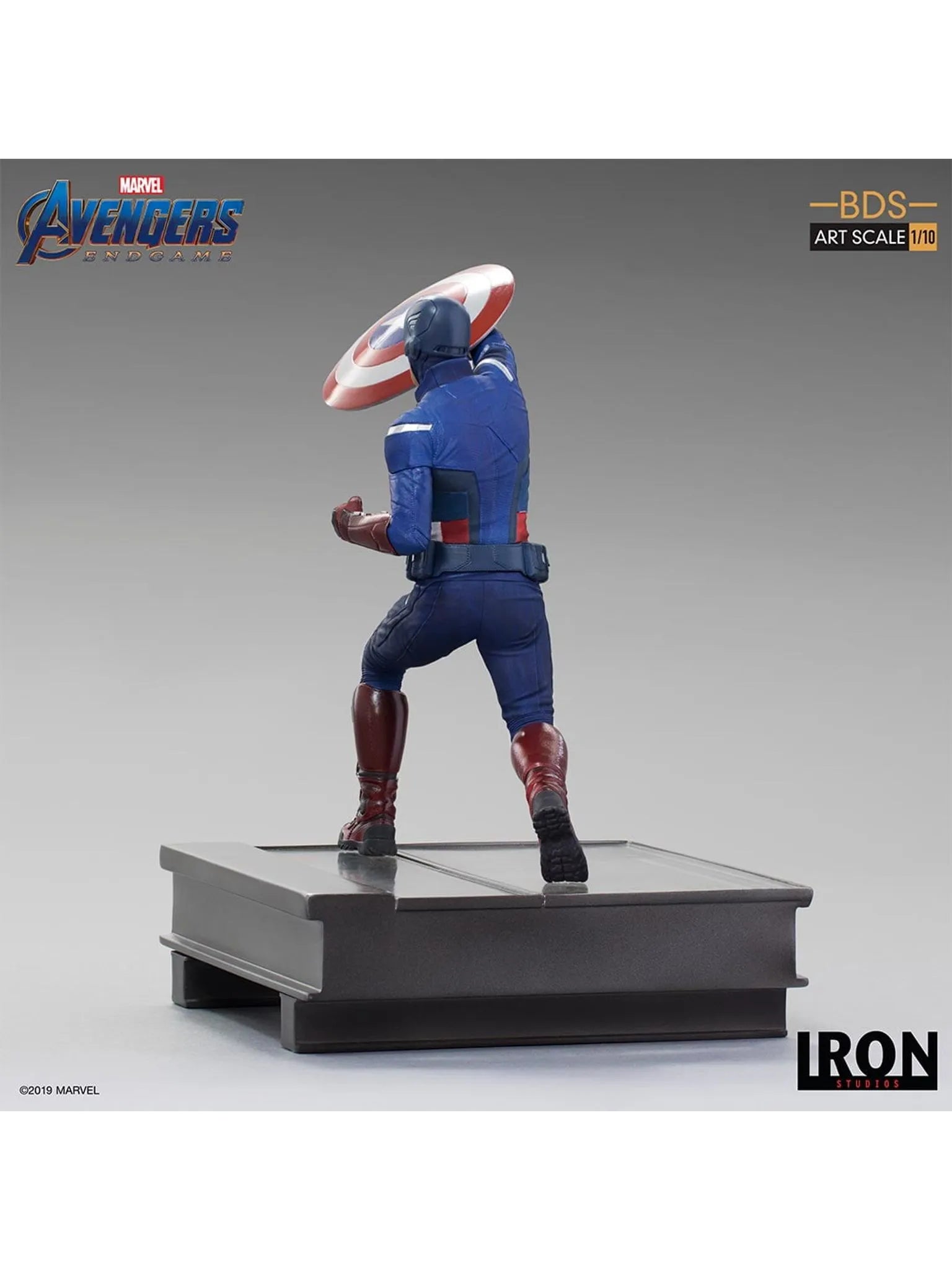 IRON Studios: Marvel Avengers Endgame - Capitan America 2012 BDS Escala de Arte 1/10