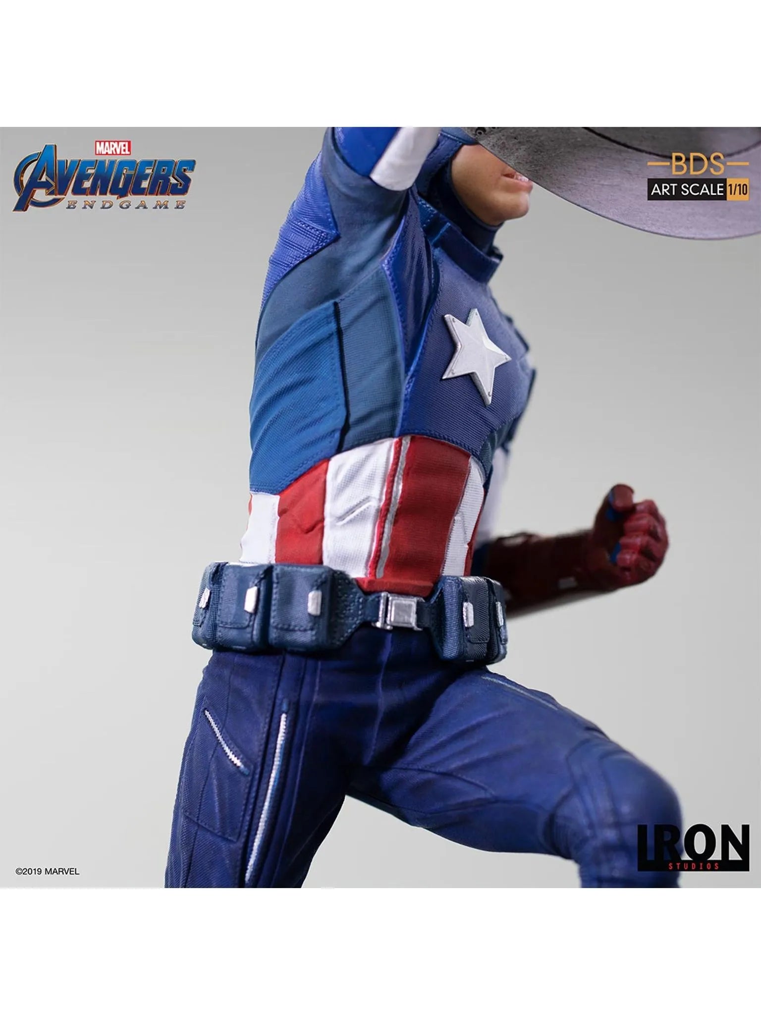 IRON Studios: Marvel Avengers Endgame - Capitan America 2012 BDS Escala de Arte 1/10