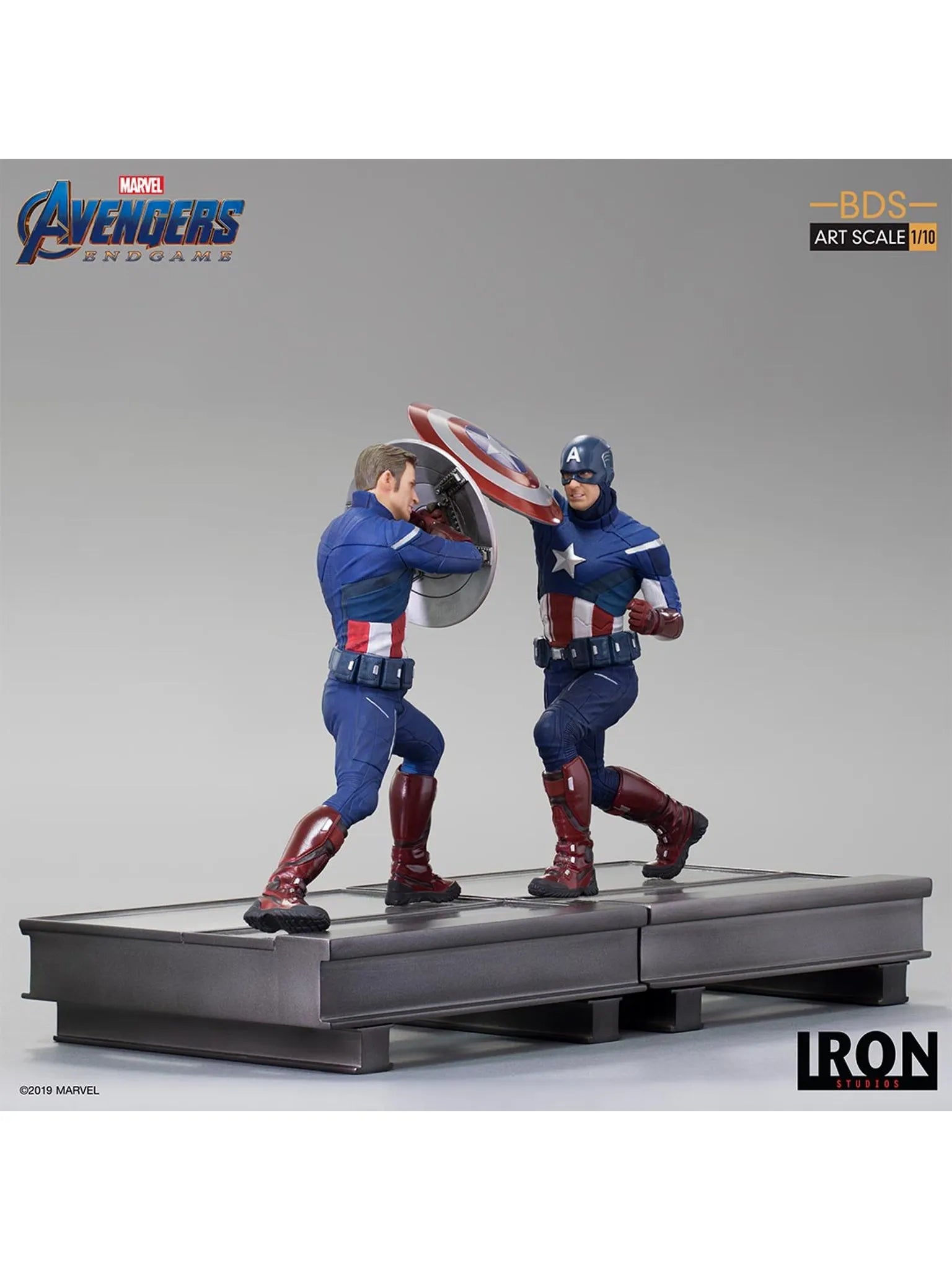 IRON Studios: Marvel Avengers Endgame - Capitan America 2012 BDS Escala de Arte 1/10