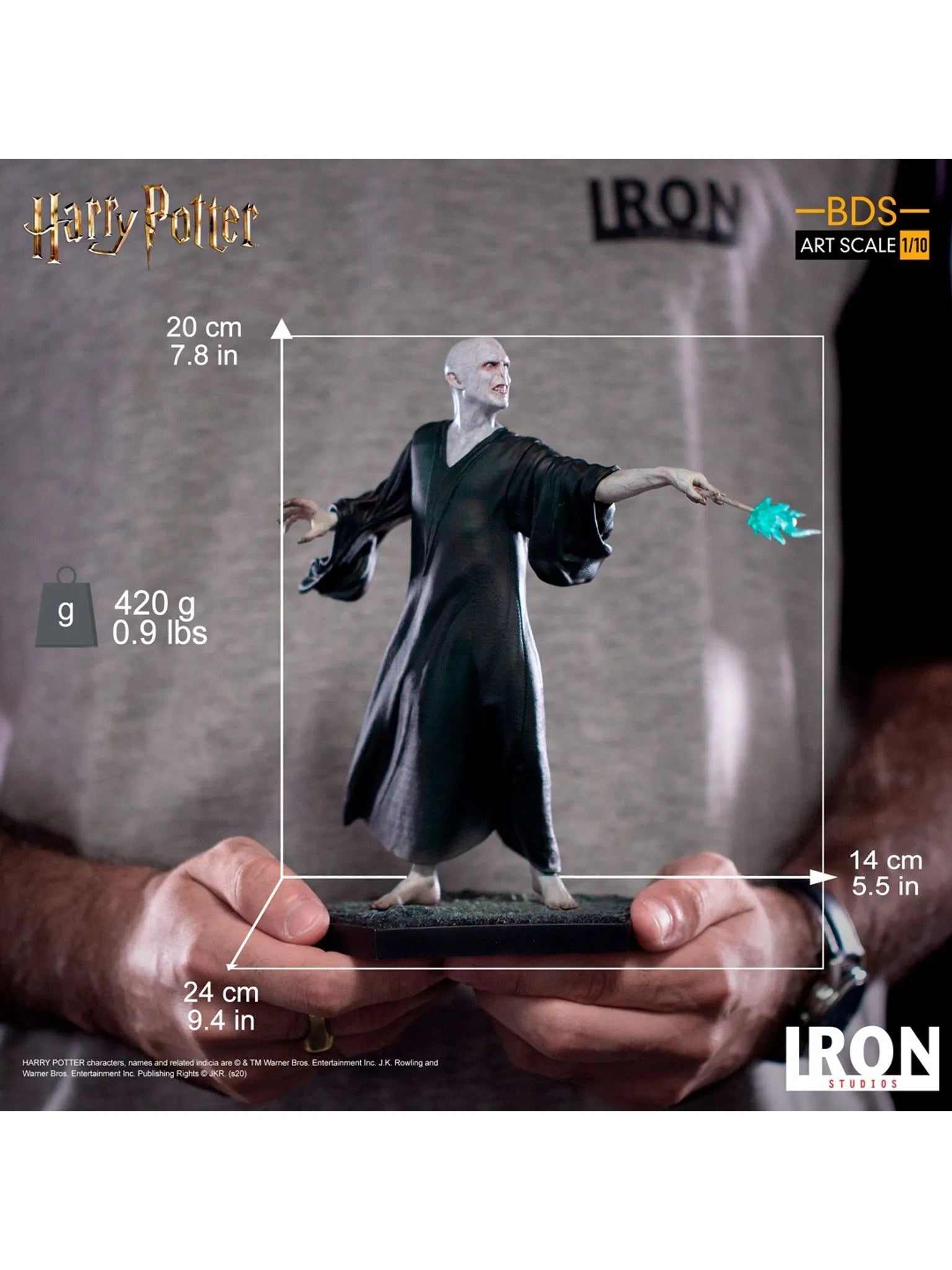 IRON Studios: Harry Potter y El Caliz De Fuego - Voldemort BDS Escala de Arte 1/10