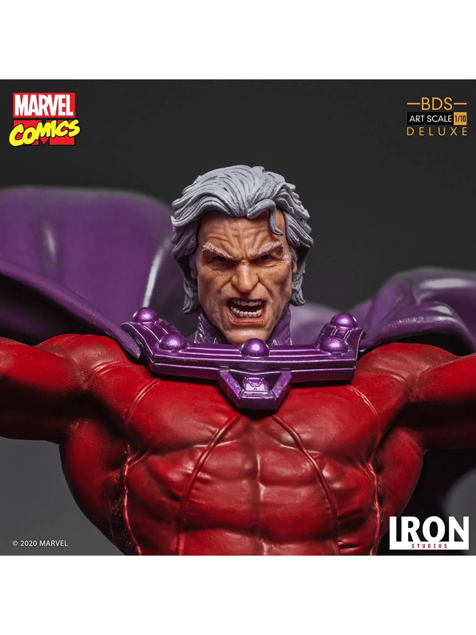 IRON Studios: Marvel X Men - Magneto Deluxe BDS Escala de Arte 1/10