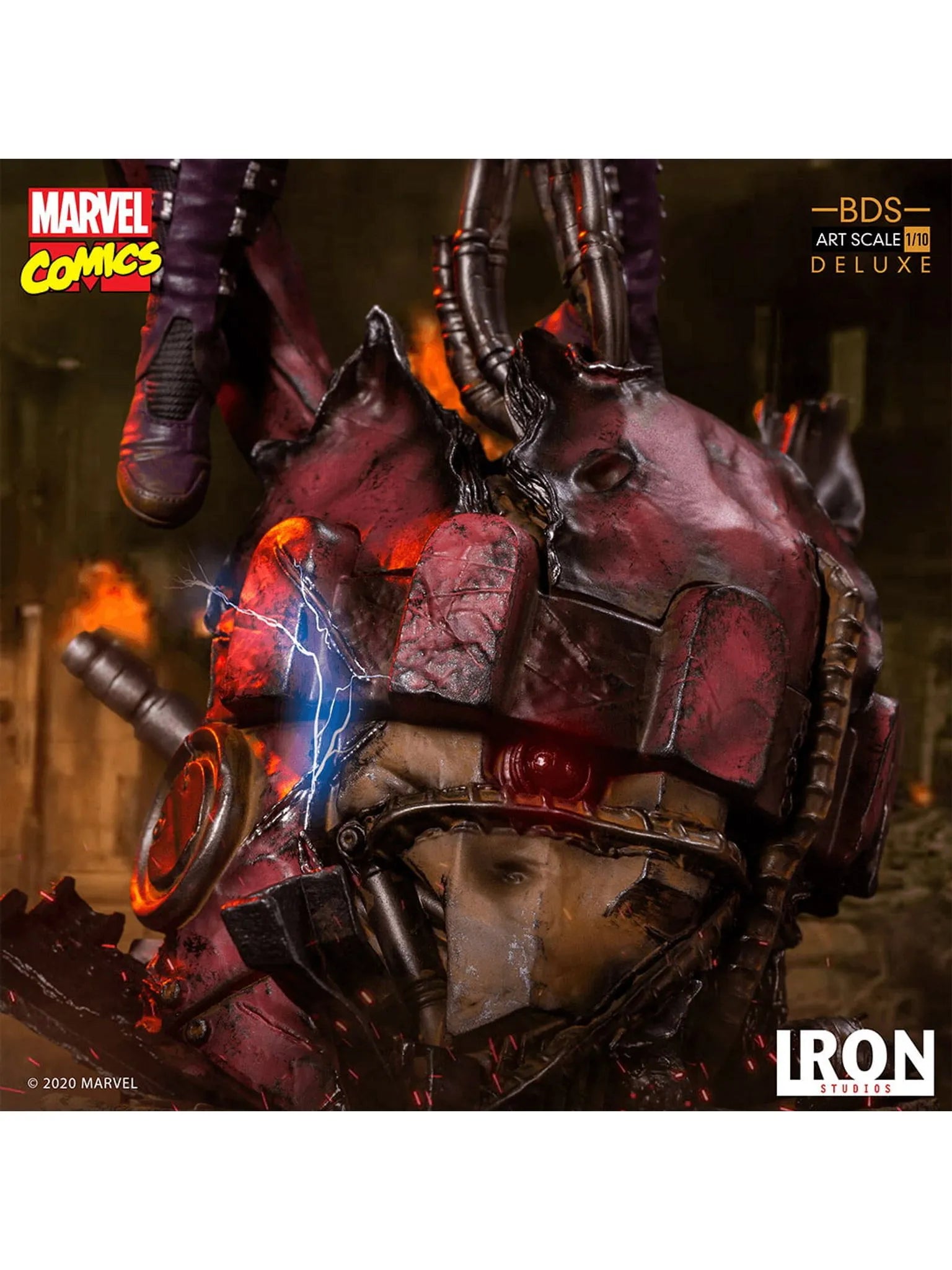 IRON Studios: Marvel X Men - Magneto Deluxe BDS Escala de Arte 1/10