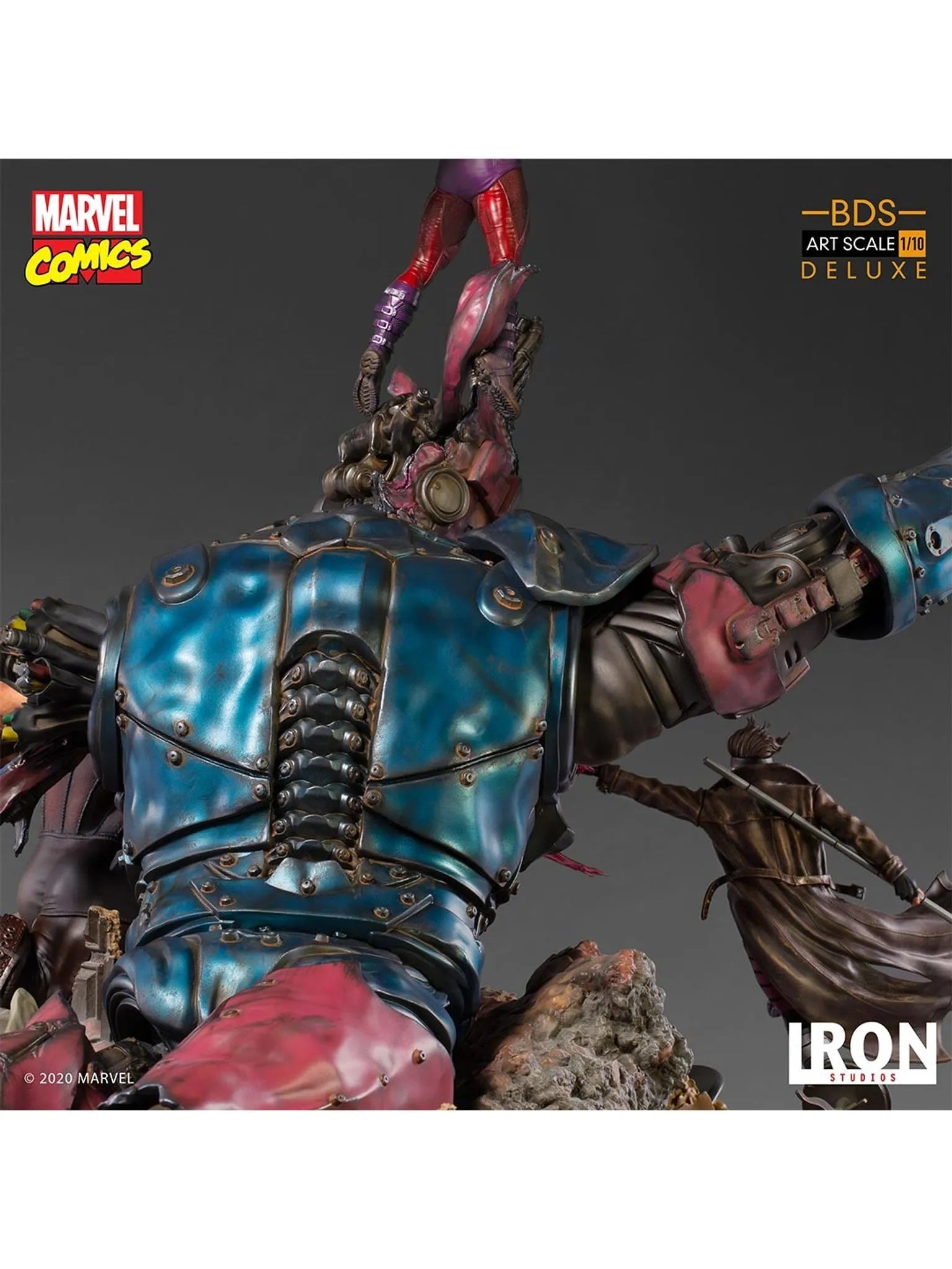 IRON Studios: Marvel Comics - Sentinel vs X Men 2 Deluxe BDS Escala de Arte 1/10