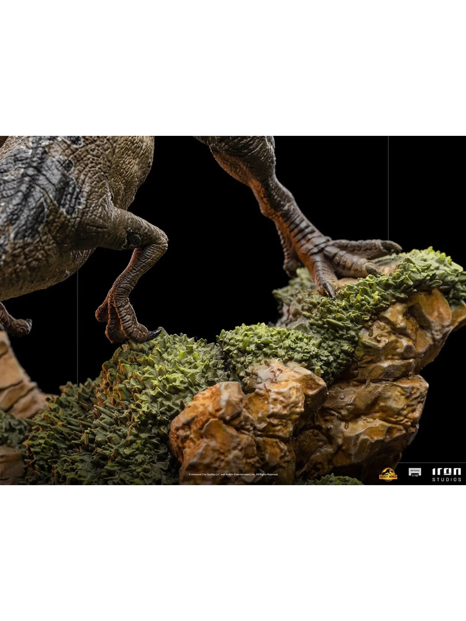 IRON Studios: Jurassic World Dominio - Dilophosaurus Escala de Arte 1/10