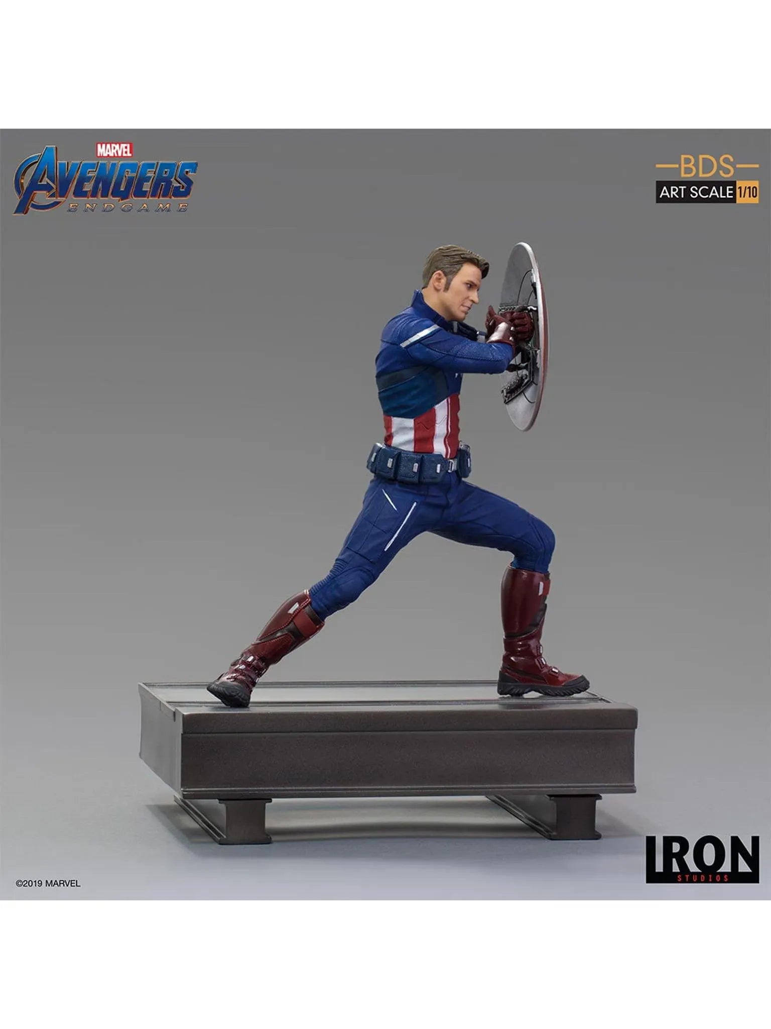 IRON Studios: Marvel Avengers Endgame - Capitan America 2023 BDS Escala de Arte 1/10