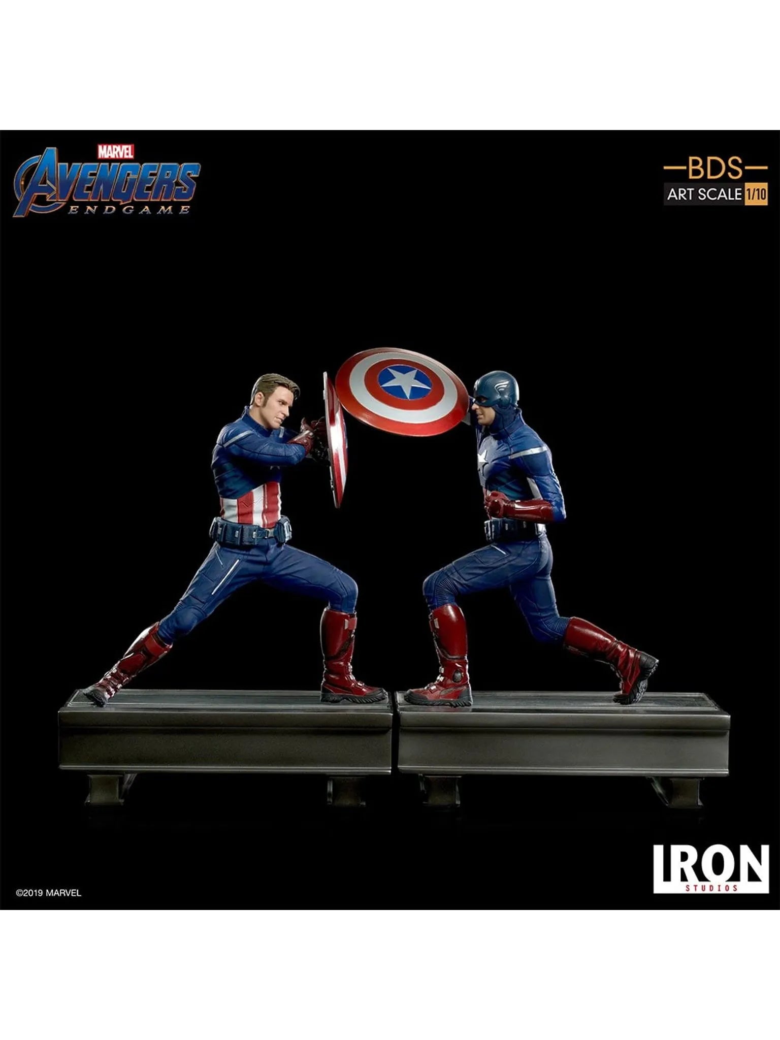 IRON Studios: Marvel Avengers Endgame - Capitan America 2023 BDS Escala de Arte 1/10