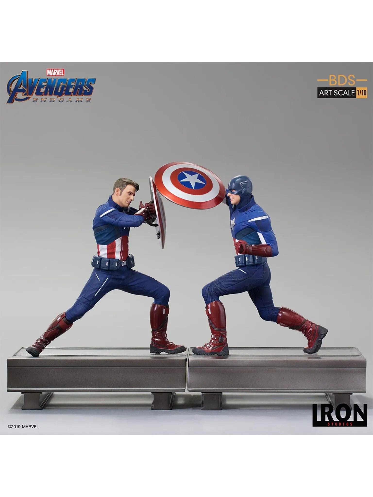 IRON Studios: Marvel Avengers Endgame - Capitan America 2023 BDS Escala de Arte 1/10