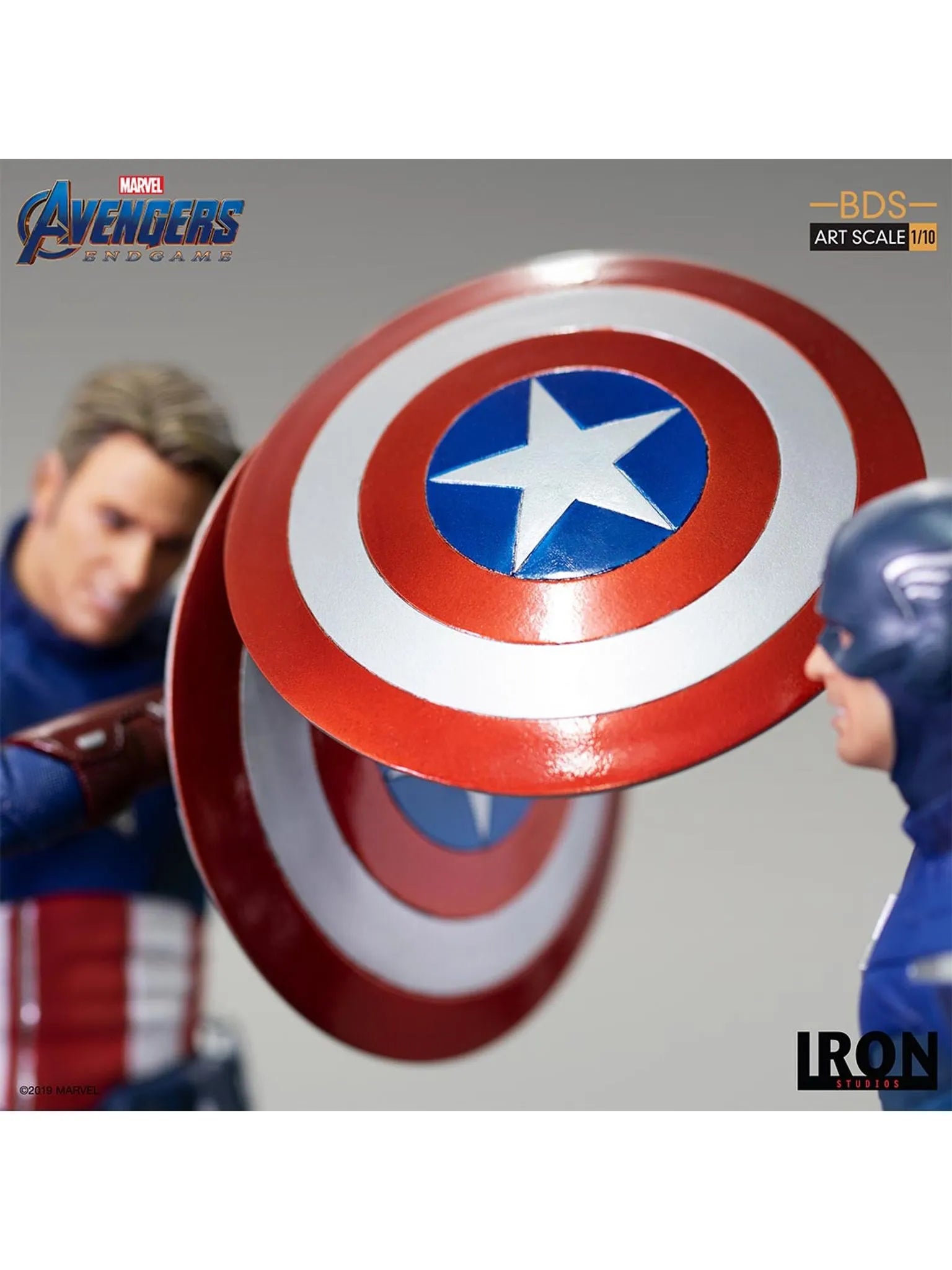 IRON Studios: Marvel Avengers Endgame - Capitan America 2023 BDS Escala de Arte 1/10