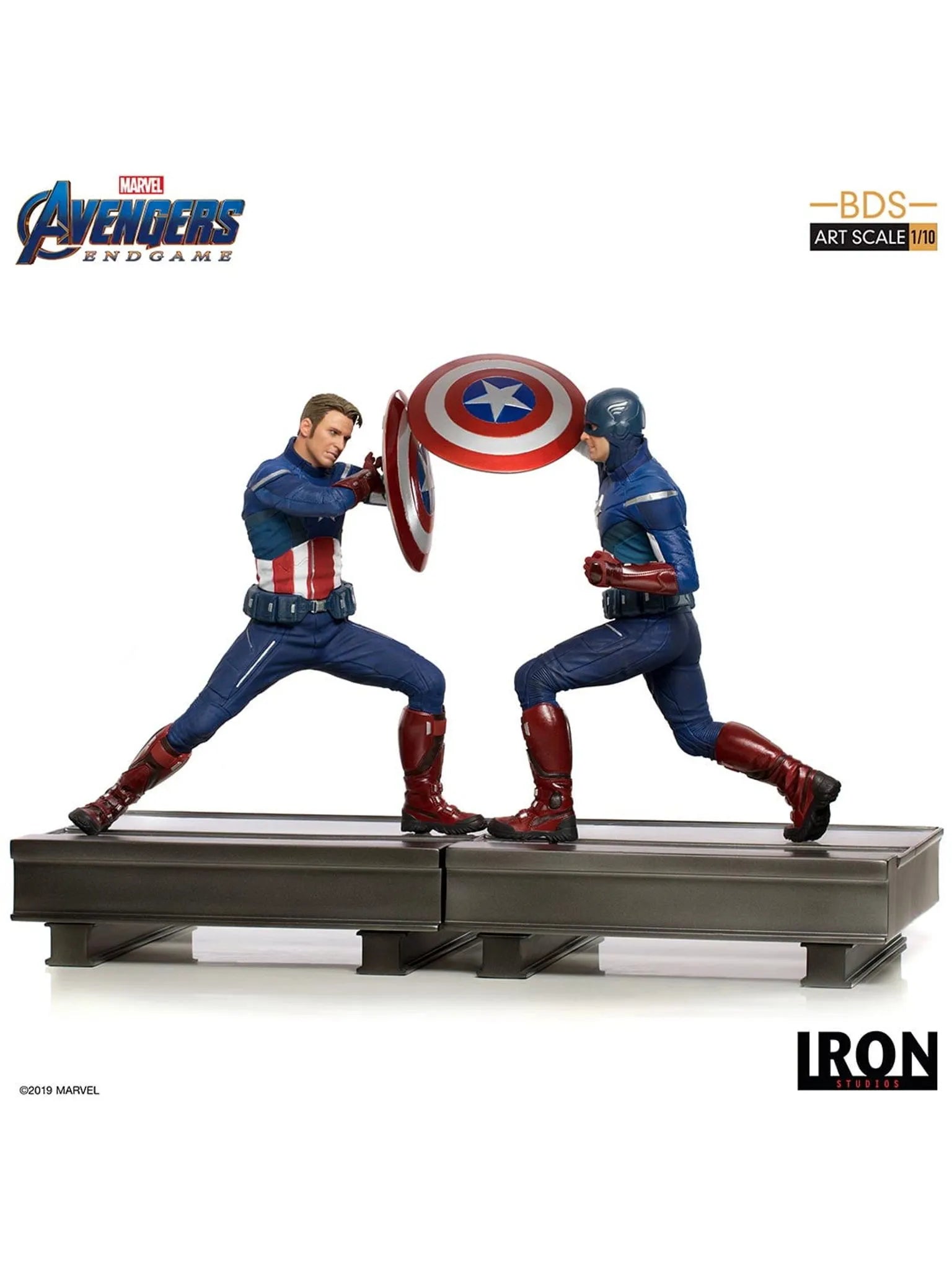 IRON Studios: Marvel Avengers Endgame - Capitan America 2023 BDS Escala de Arte 1/10