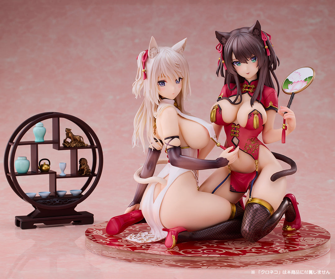 Pink Cat Scale Figure: Mataro Original Illustration - Shironeko Escala 1/6