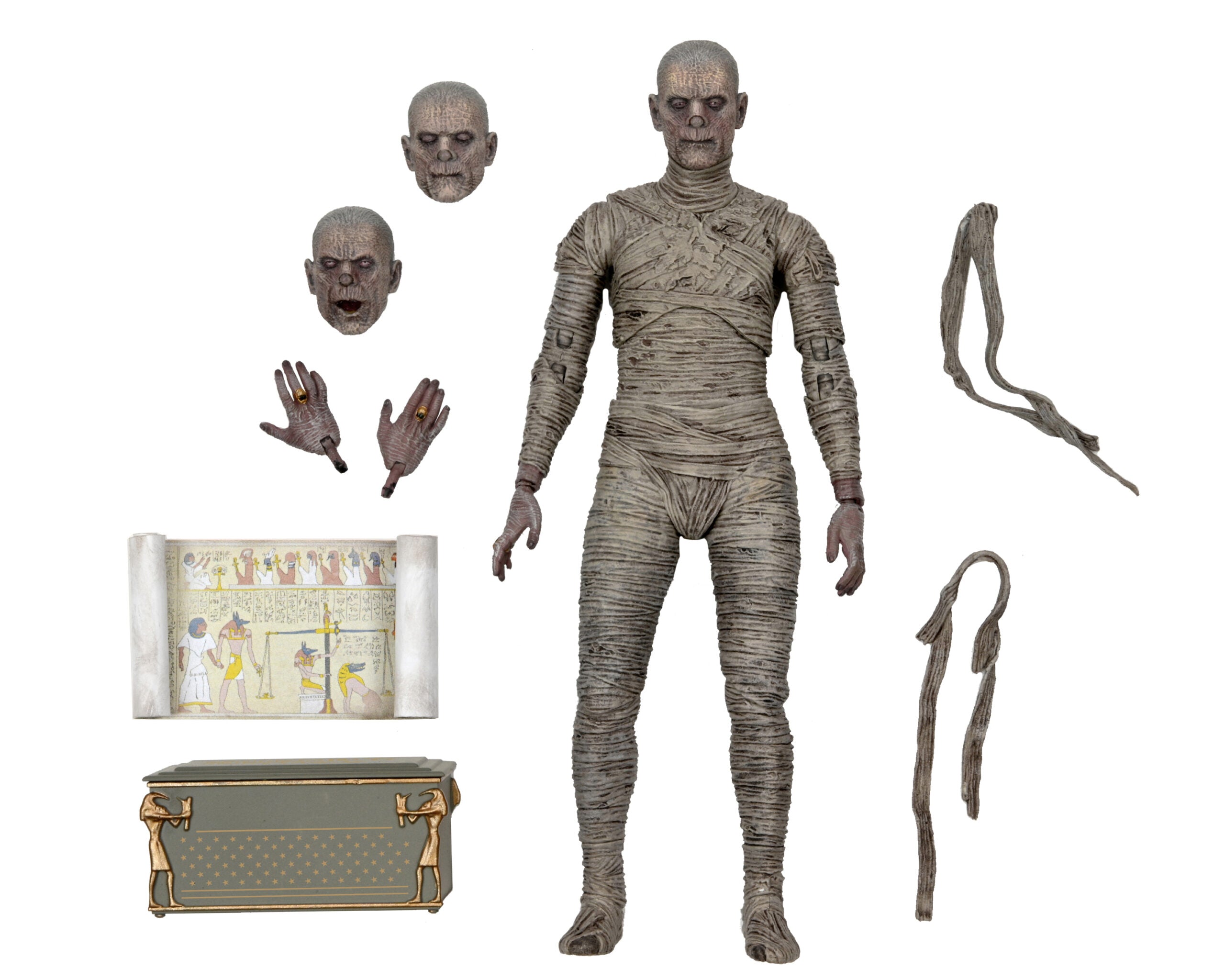 NECA Figura de Accion Ultimate: Universal Monsters - La Momia 7 Pulgadas