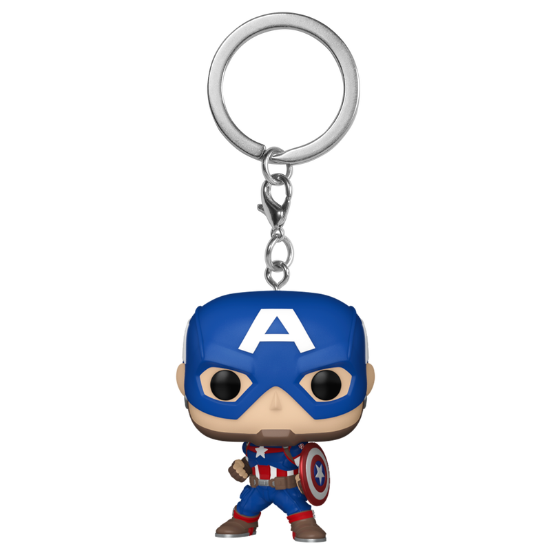 Funko Pop Keychain: Marvel New Classics - Capitan America Llavero