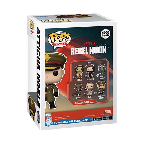 Funko Pop Movies: Rebel Moon - Atticus Noble