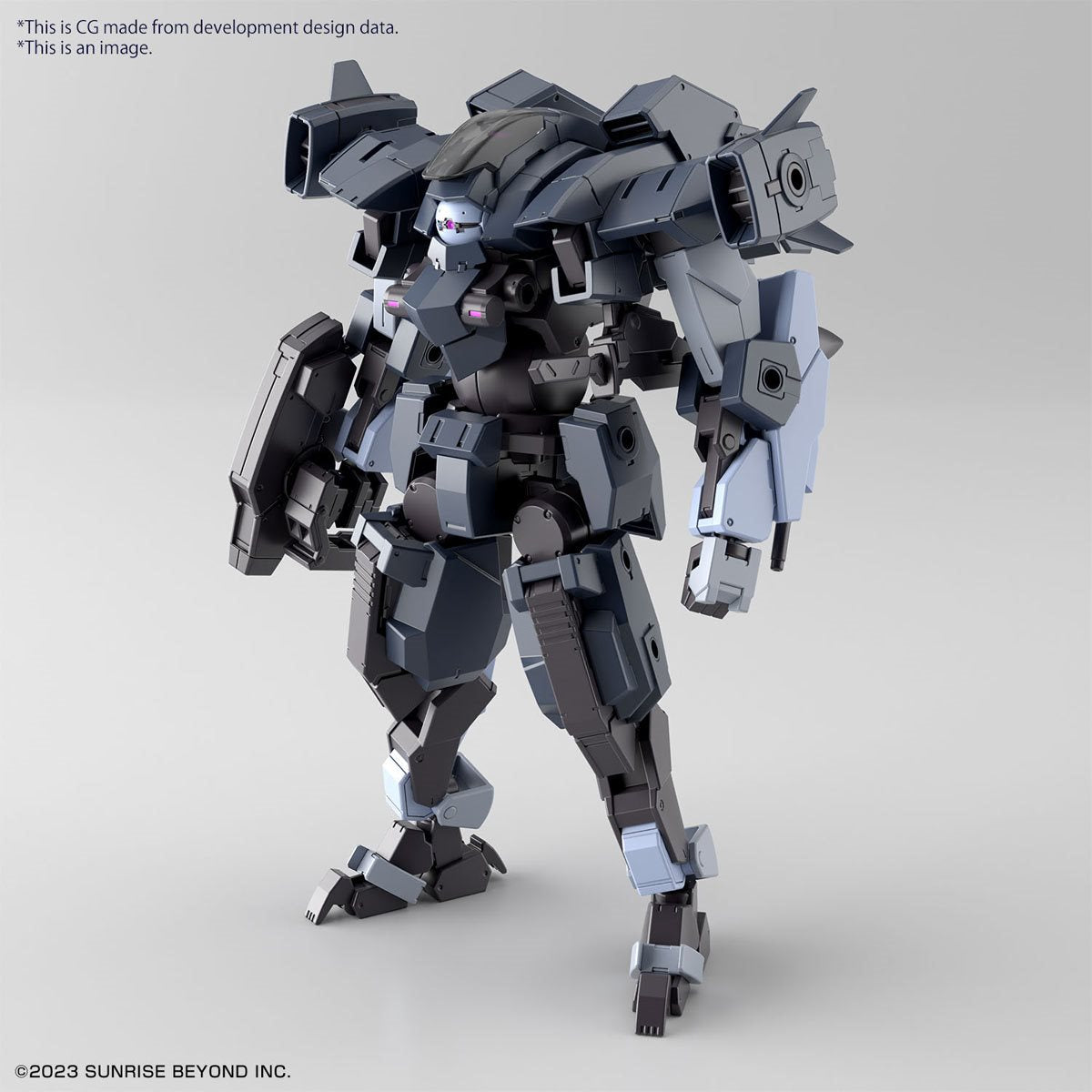 Bandai Hobby Gunpla High Grade Model Kit: Amaim Warrior At The Borderline - Aaronrhino Grady Exclusive Escala 1/72 Kit De Plastico