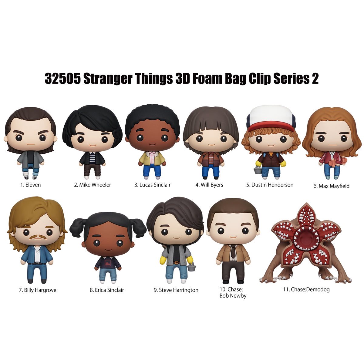 Monogram Llavero 3D para Mochila: Stranger Things - Figura Sorpresa Series 2