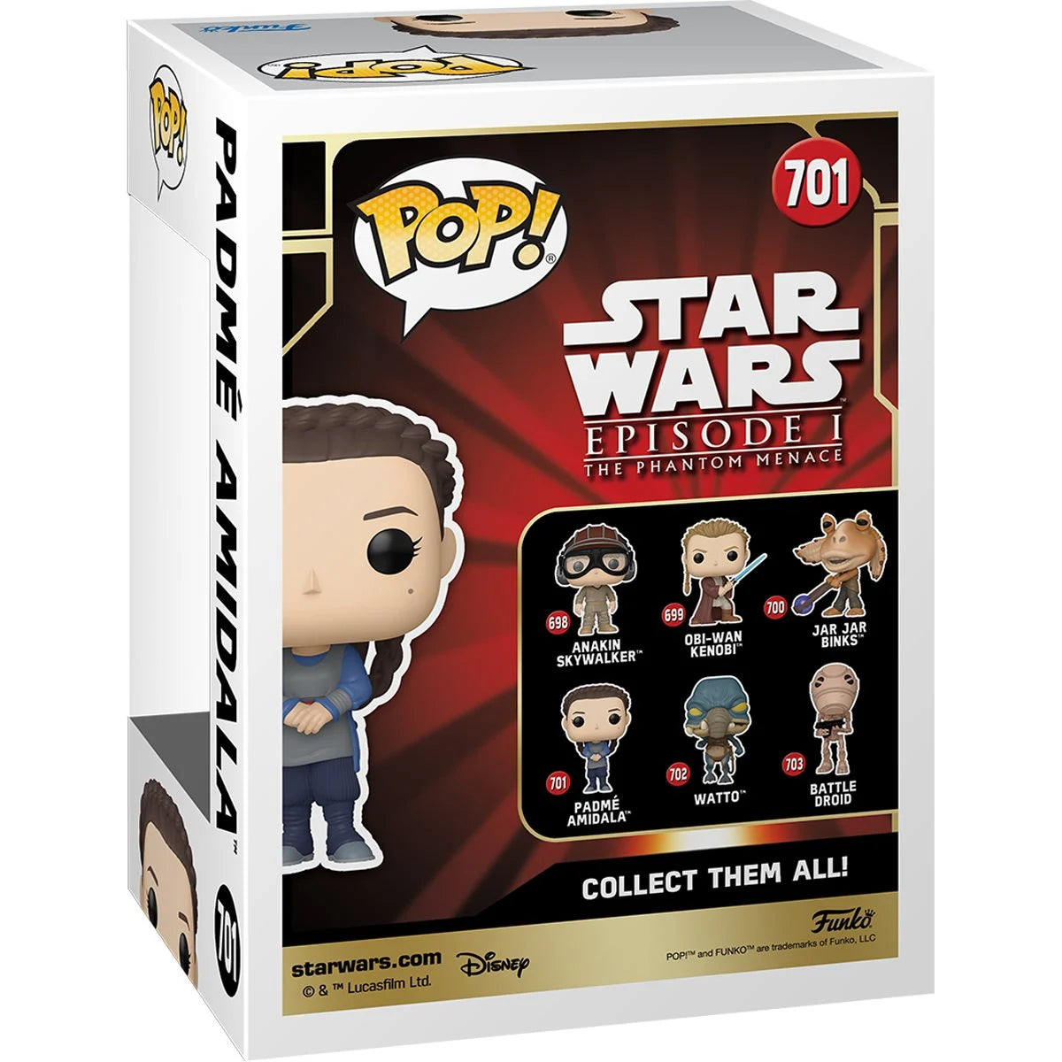 Funko Pop Star Wars: La Amenaza Fantasma -  Padme Amidala