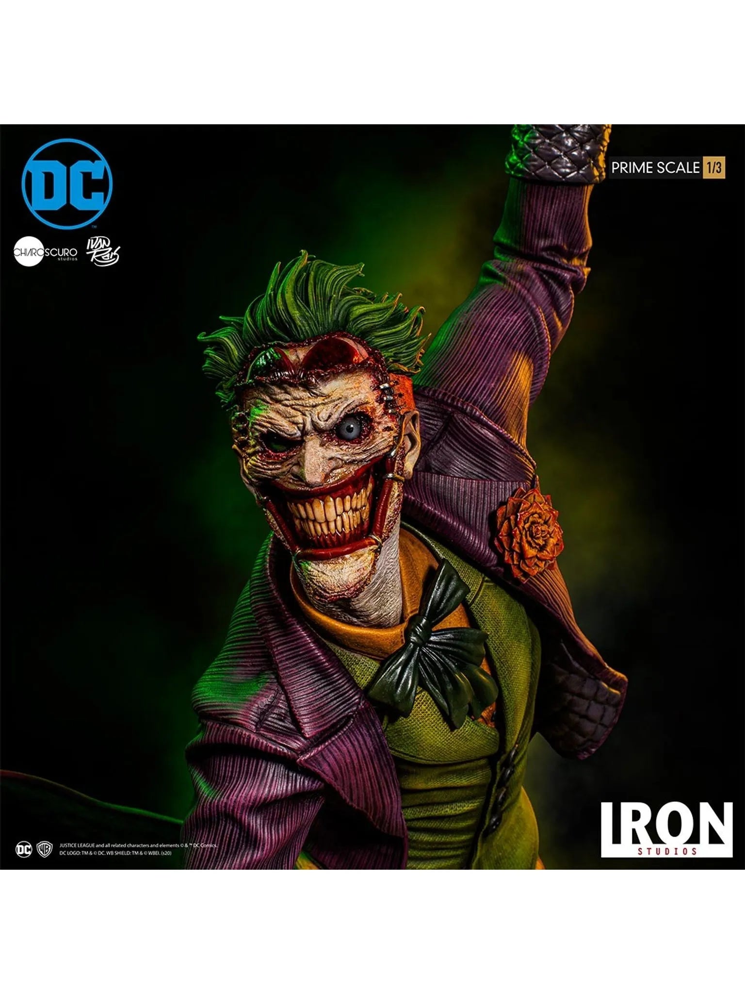 IRON Studios: DC Comics By Ivan Reis - Joker Prime Escala 1/3