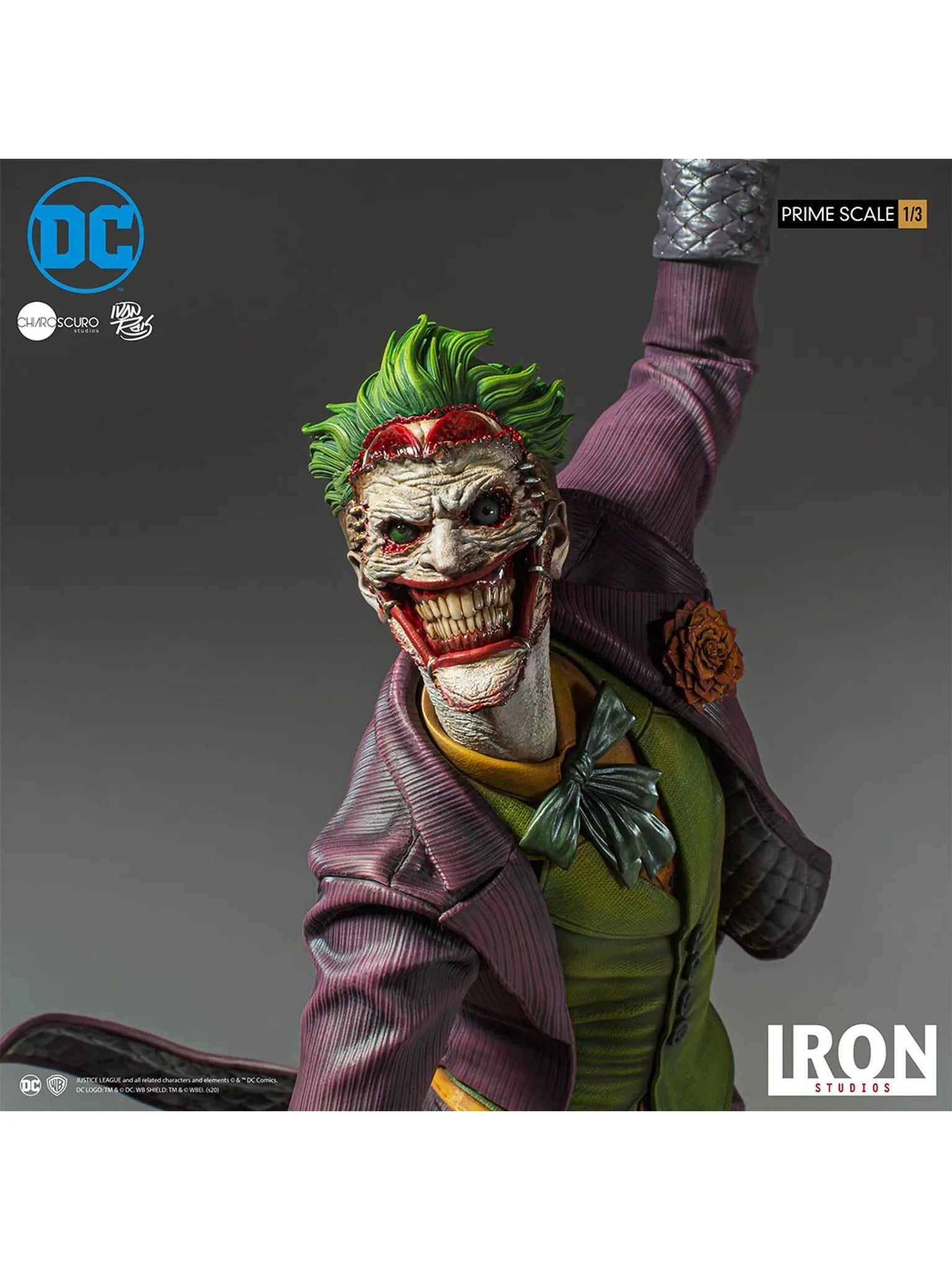 IRON Studios: DC Comics By Ivan Reis - Joker Prime Escala 1/3