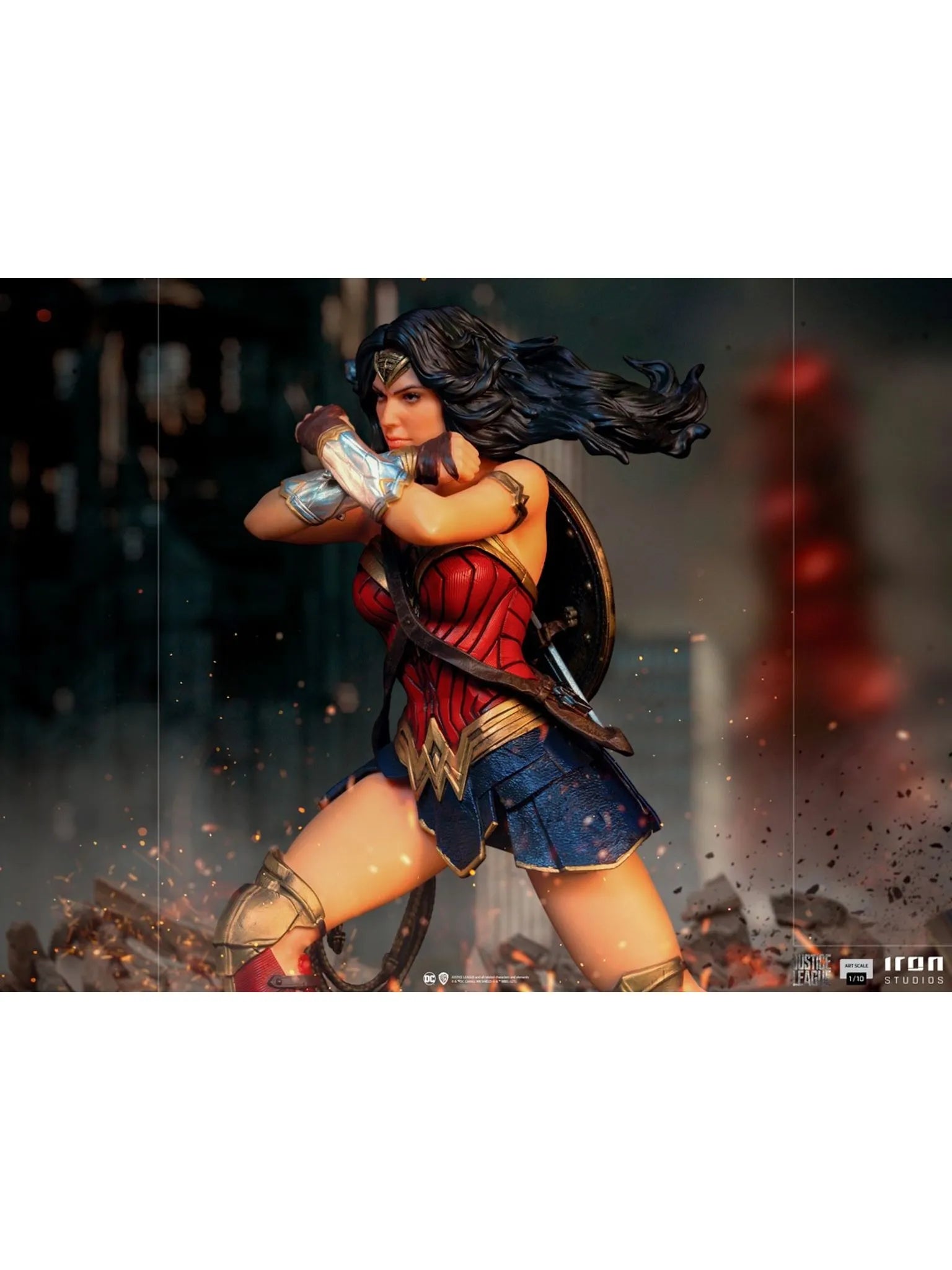 IRON Studios: DC Justice League Zack Snyder - Wonder Woman Escala de Arte 1/10