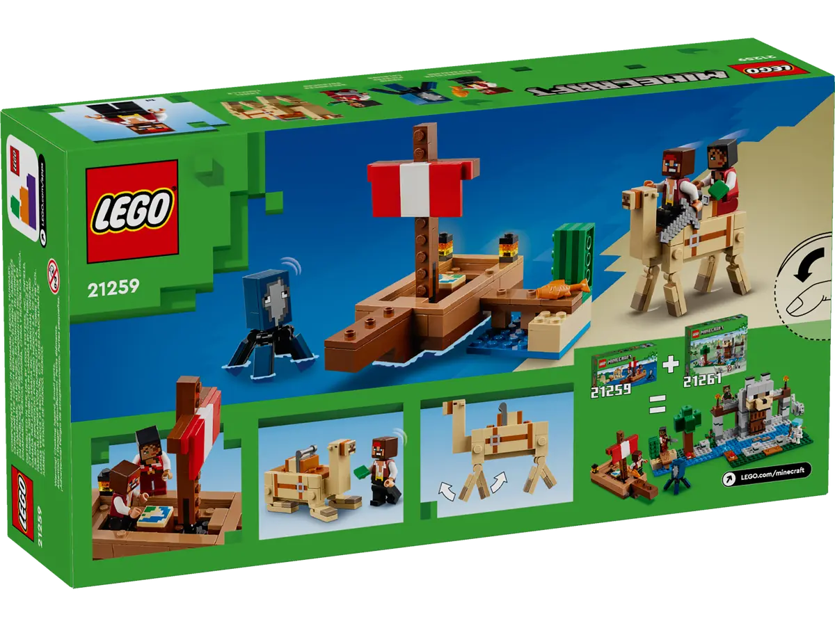 LEGO Minecraft El Viaje en el Barco Pirata 21259