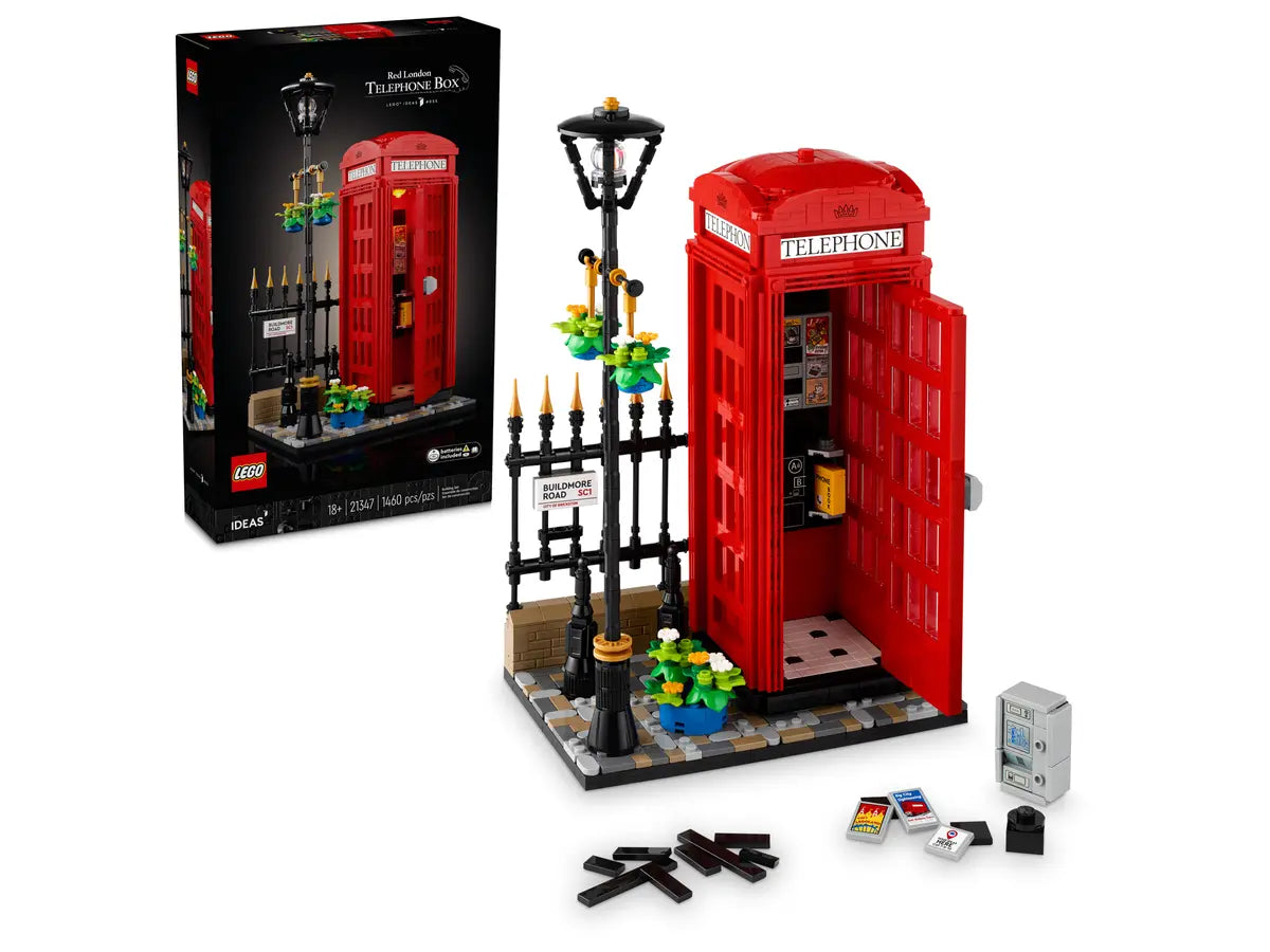 LEGO Ideas Cabina Telefonica Roja de Londres 21347