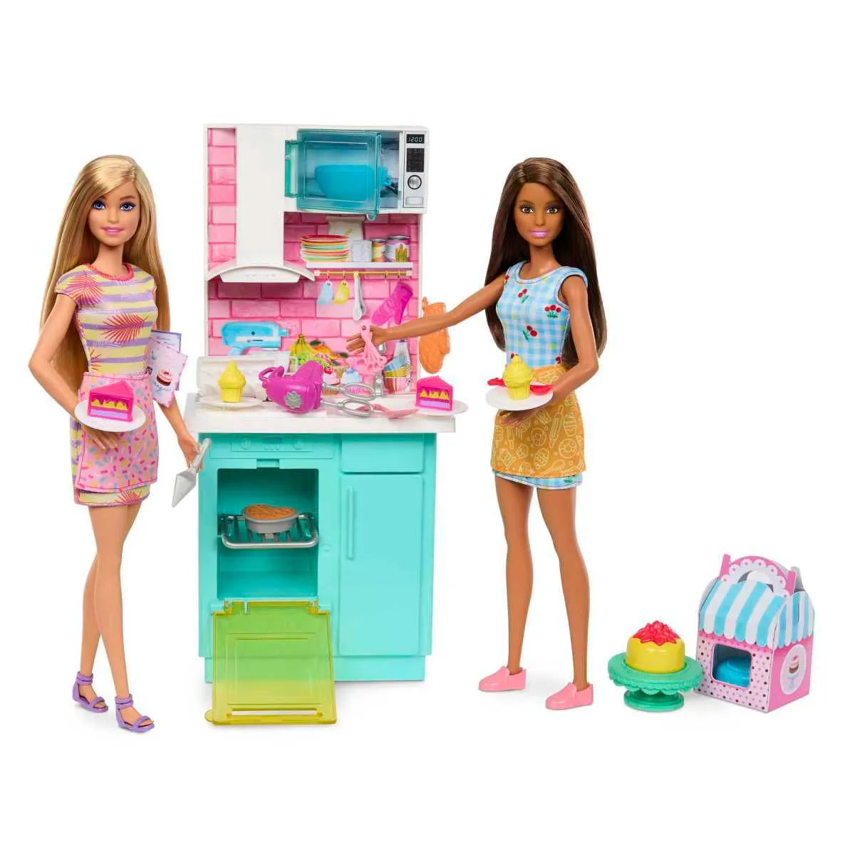 Barbie: Set De Juego - Horneando Pastel De Cumpleanos