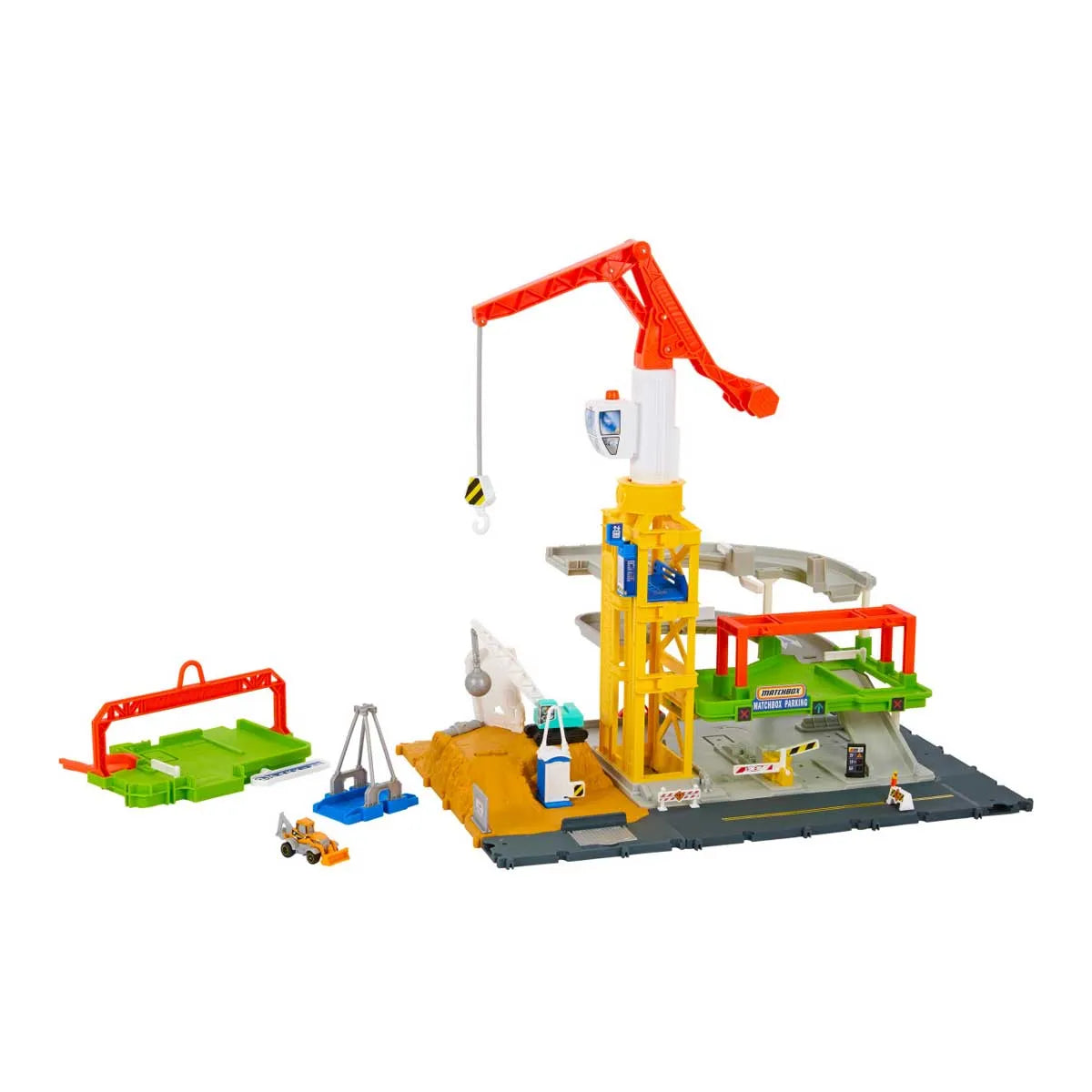 Matchbox Action Drivers: Set De Juego - Patio De Construccion Epico