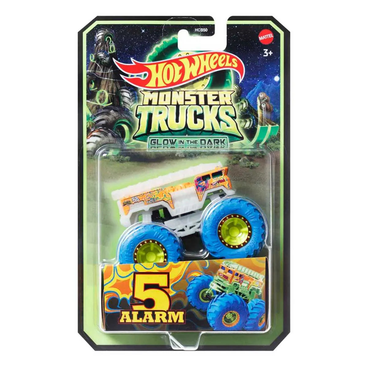 Hot Wheels Monster Trucks: Glow Surtido Escala 1/64