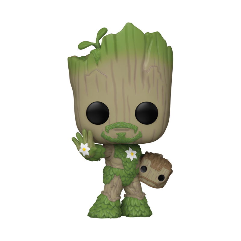 Funko Pop Marvel: Todos Somos Groot - Iron Man