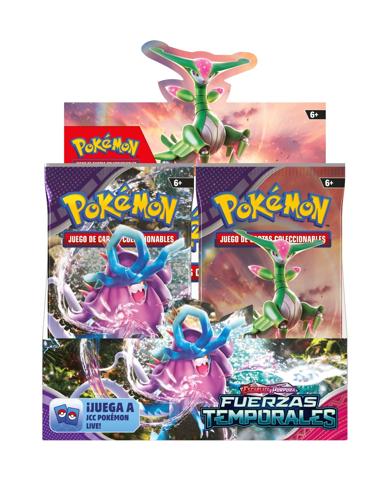 Pokemon TCG Escarlata y Purpura: Fuerzas Temporales - Booster En Español