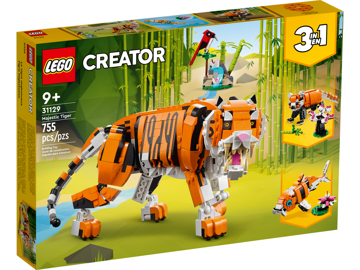 LEGO Creator 3 en 1 Tigre Magestuoso 31129