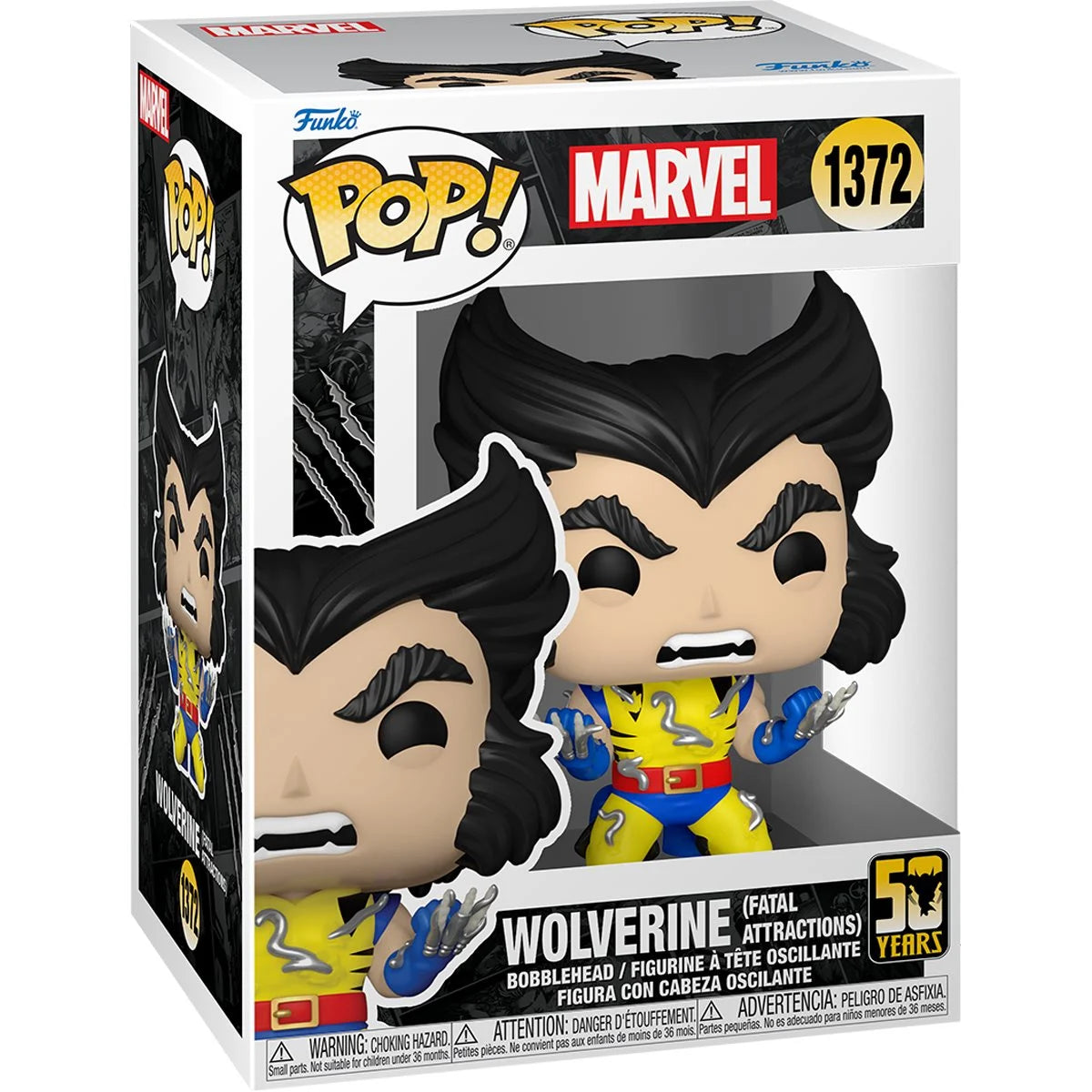 Funko Pop Marvel: Wolverine 50 Aniversario - Wolverine con Adamantium