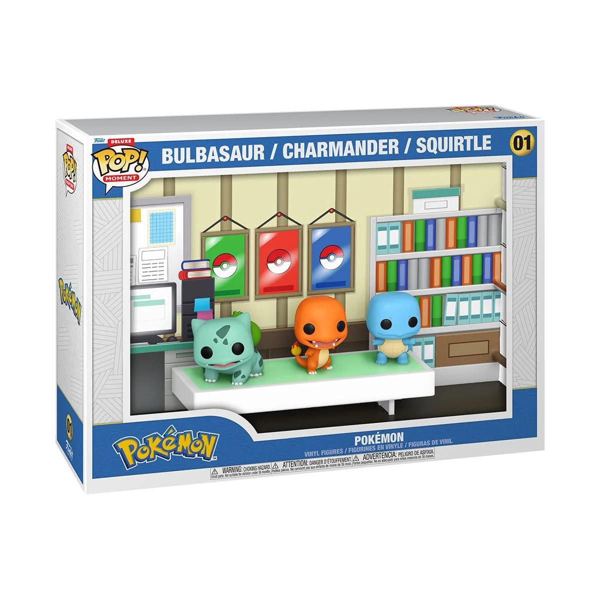 Funko Pop Moments Deluxe: Pokemon - Iniciales de Kanto