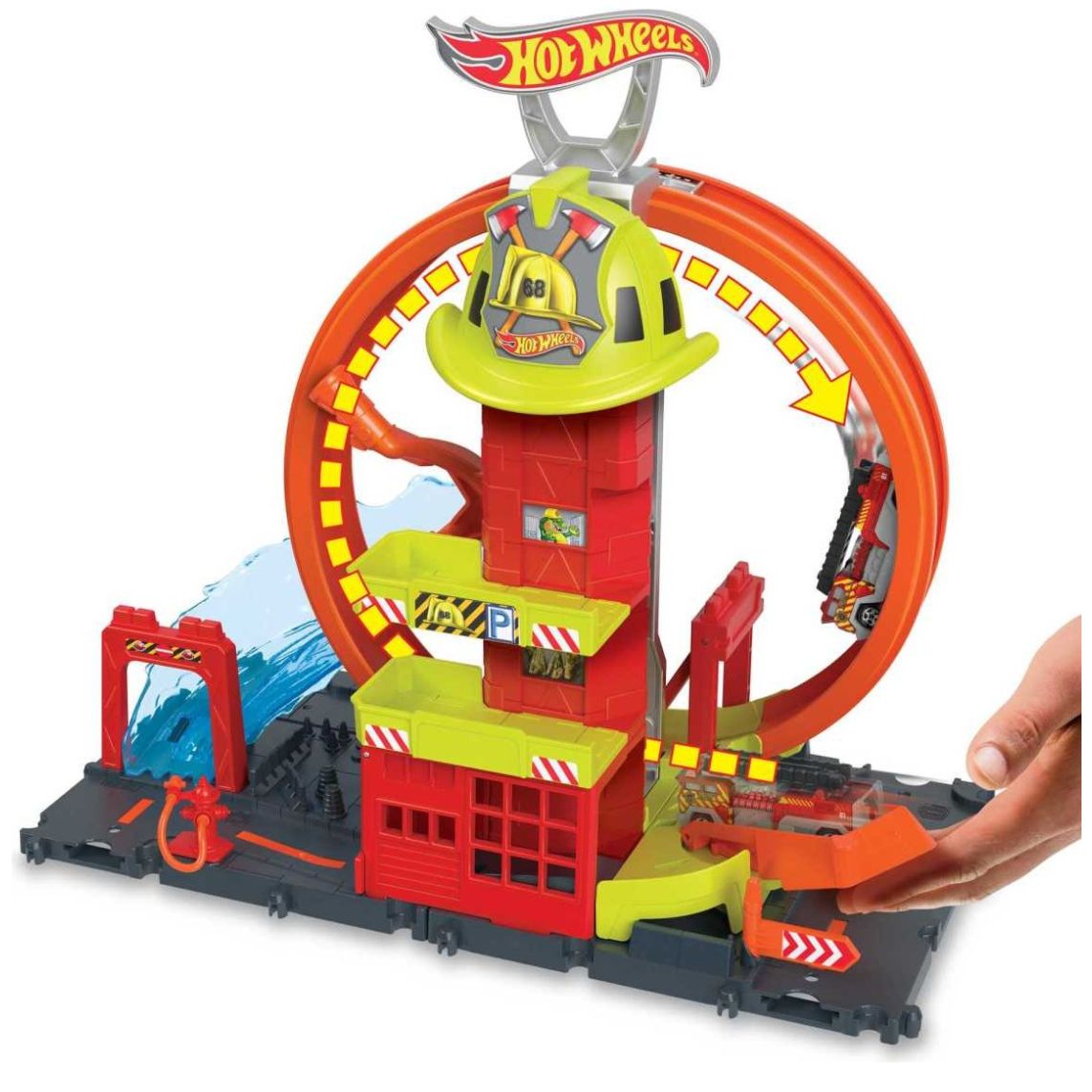 Hot Wheels City: Super Estacion De Bomberos