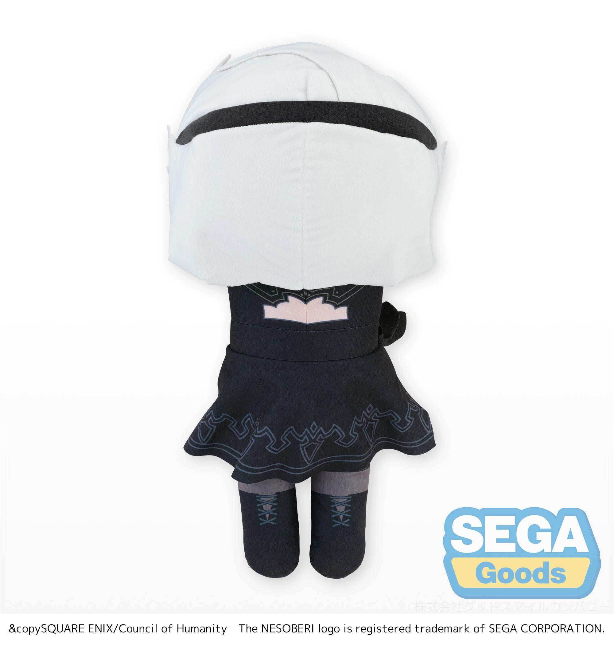 Sega Plushies Nesoberi Lay Down: Nier Automata Ver1 1A - 2B Peluche