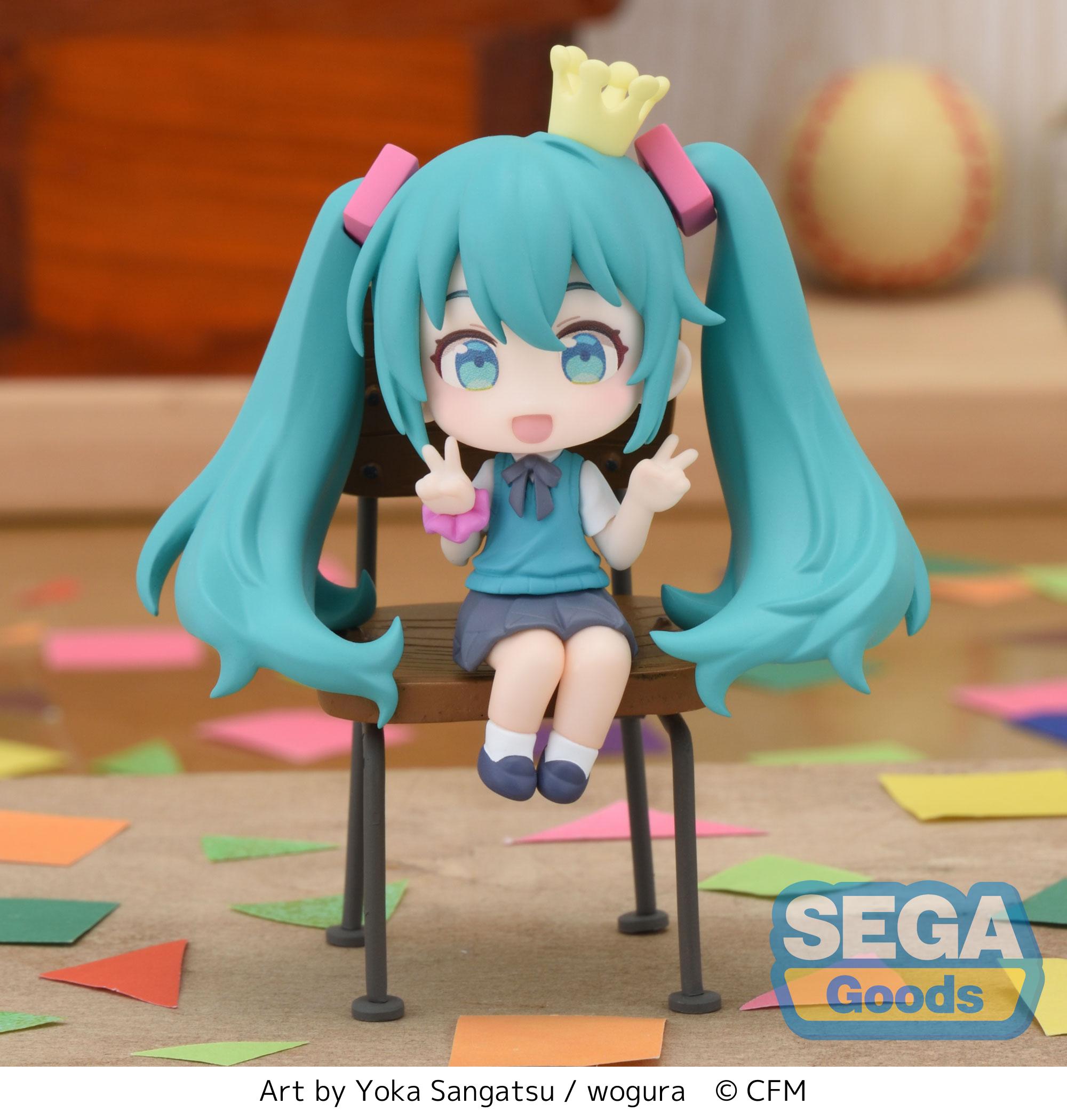 Sega Figures Perching Premium: Hatsune Miku - Hatsune Miku 16 Aniversario Figura Sorpresa