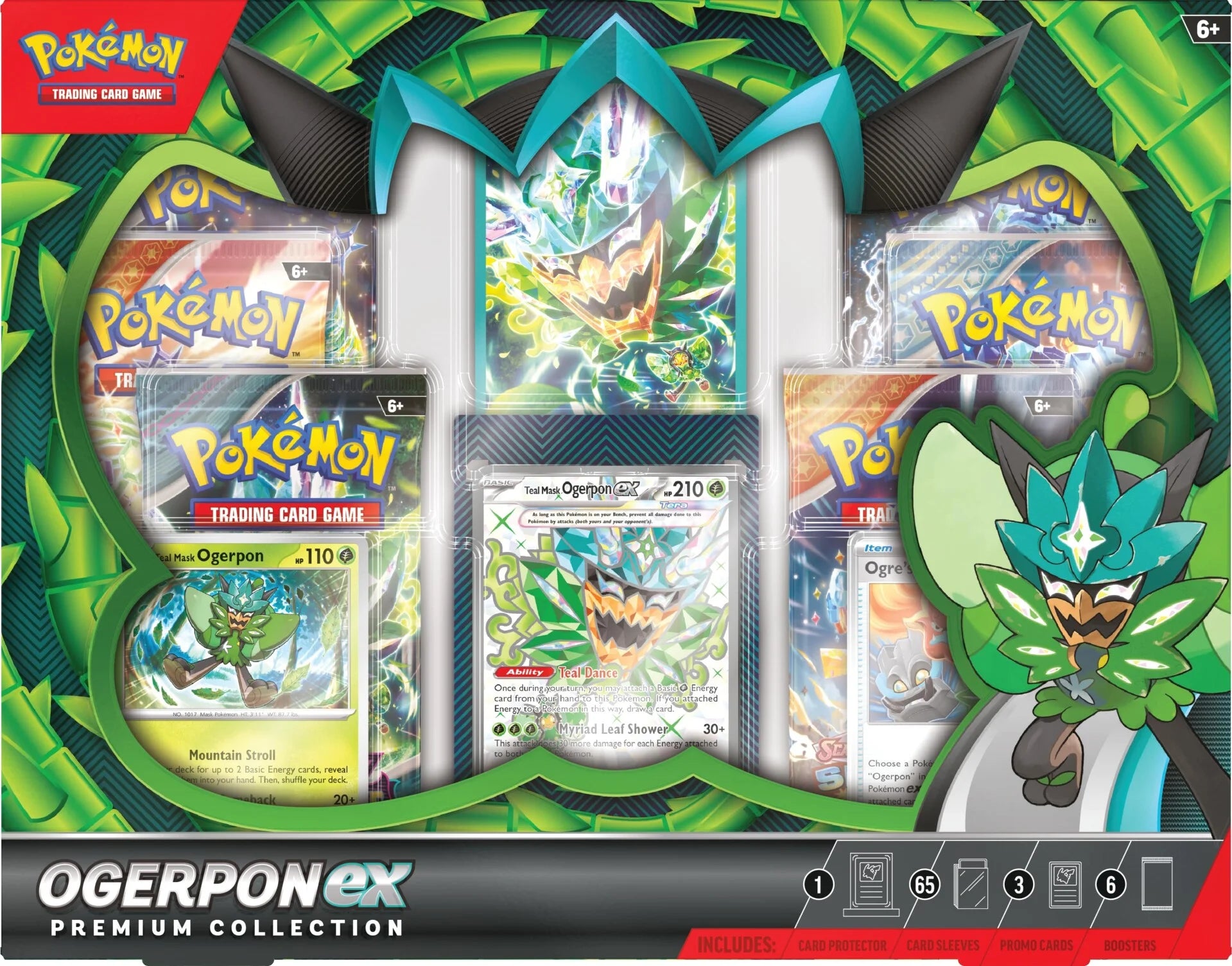 Pokemon TCG: Ogerpon ex Premium Collection En Español