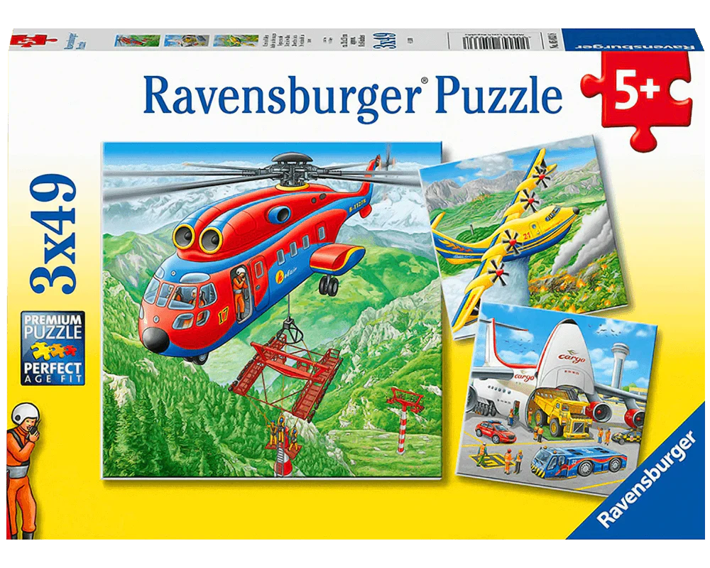 Ravensburger Rompecabezas: Por encima de las nubes 3 Pack 49 piezas