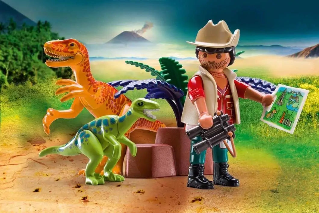 Playmobil Dinos Carry Case: Maletin Dinosaurios y Explorador 70108