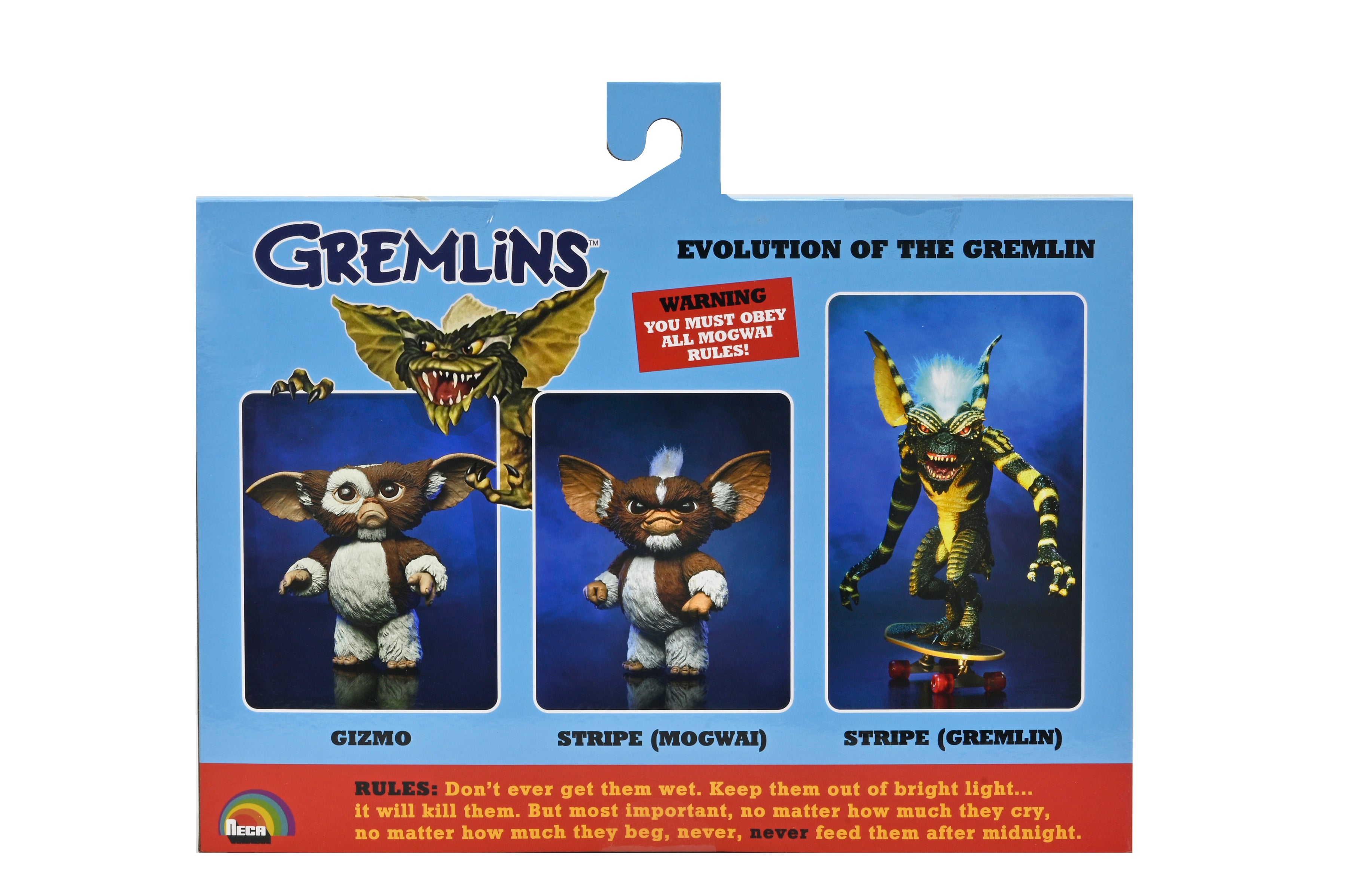 NECA Figura de Accion: Gremlins - Caja del 40 aniversario 7 Pulgadas