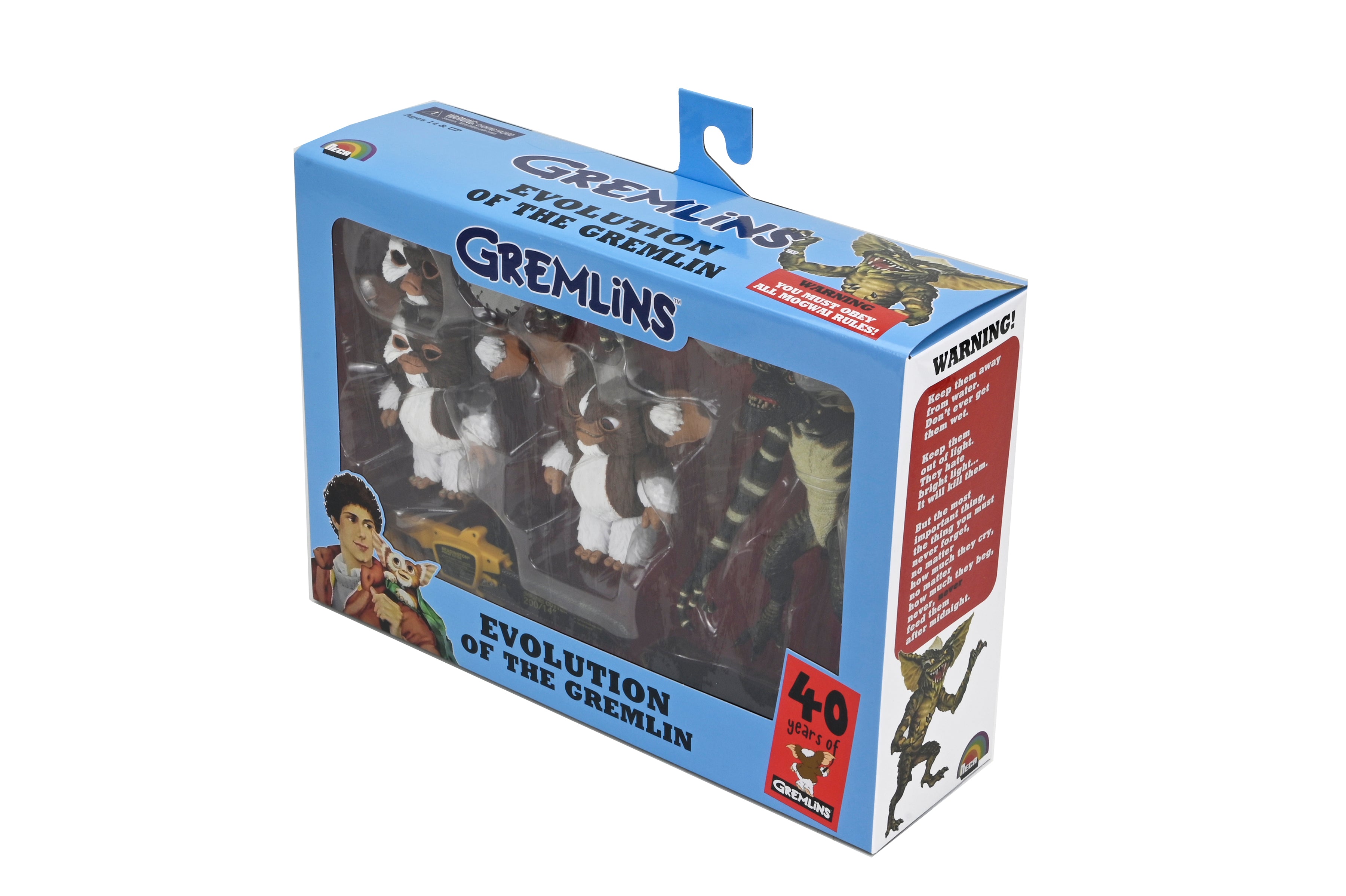 NECA Figura de Accion: Gremlins - Caja del 40 aniversario 7 Pulgadas