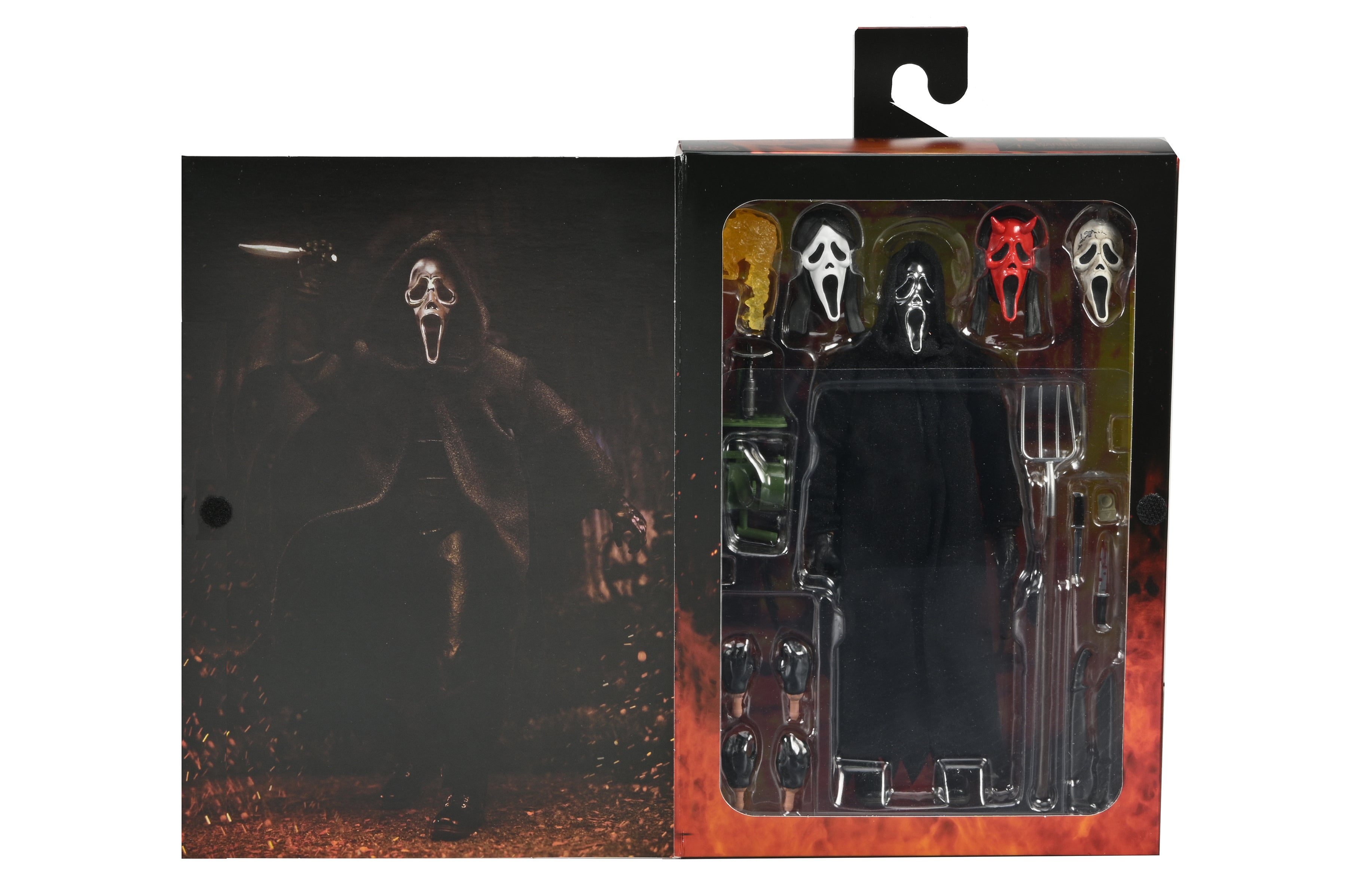 NECA Figura de Accion Ultimate: Scream - Ghost Face Inferno 7 Pulgadas