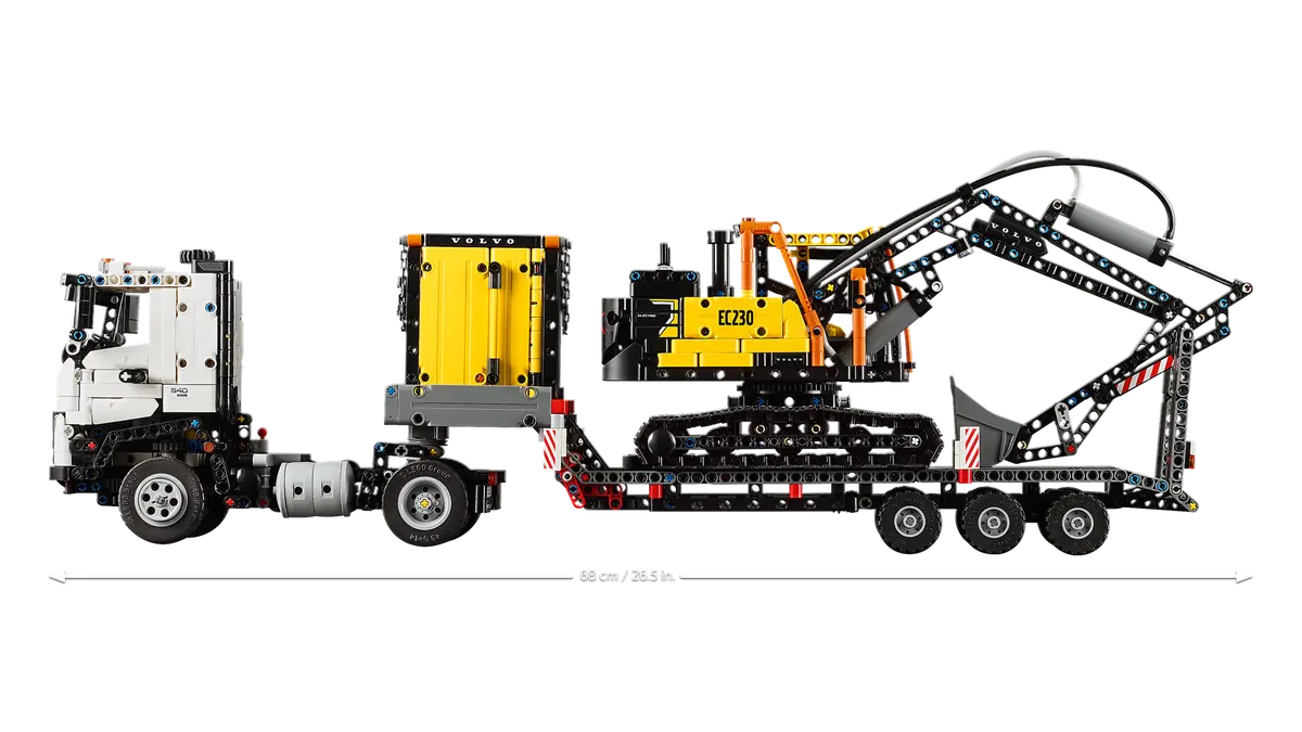 LEGO Technic Camion FMX y Excavadora Electrica EC230 Volvo 42175