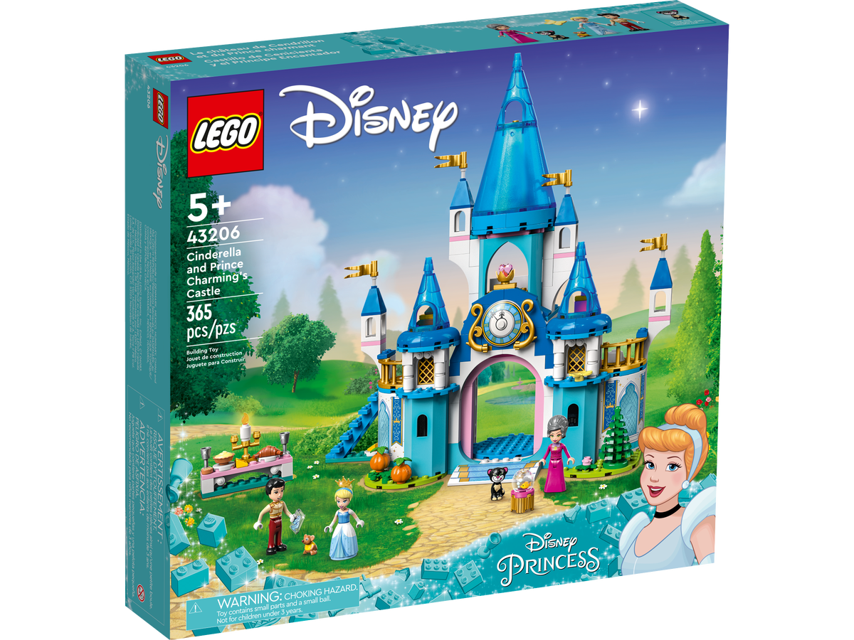 LEGO Disney Princess Castillo de Cenicienta y el Principe 43206