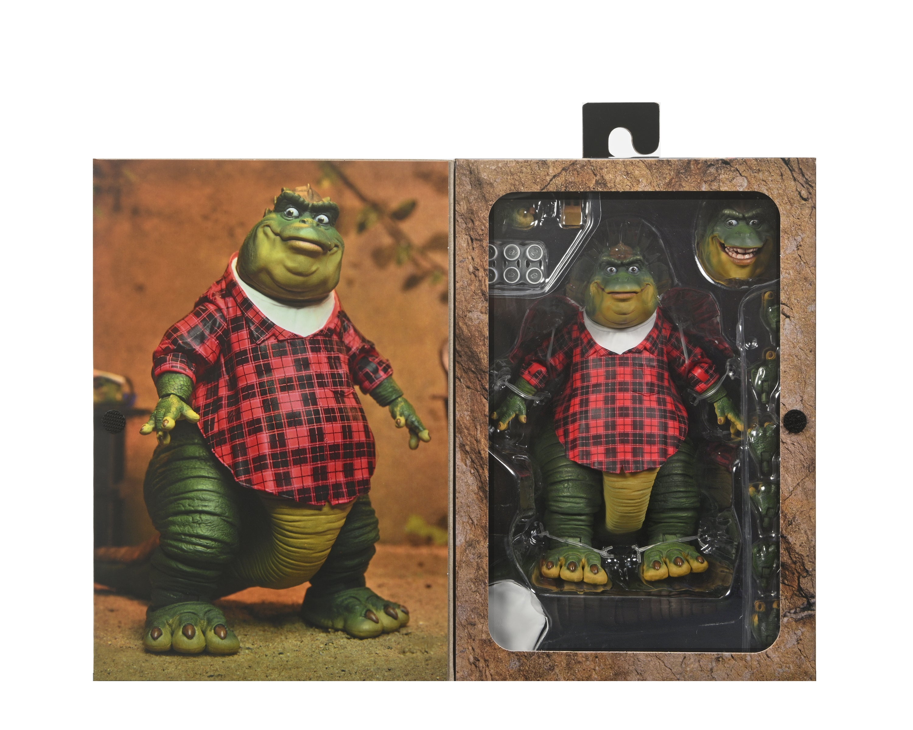 NECA Figura de Accion Ultimate: Dinosaurios - Earl Sinclair 7 Pulgadas