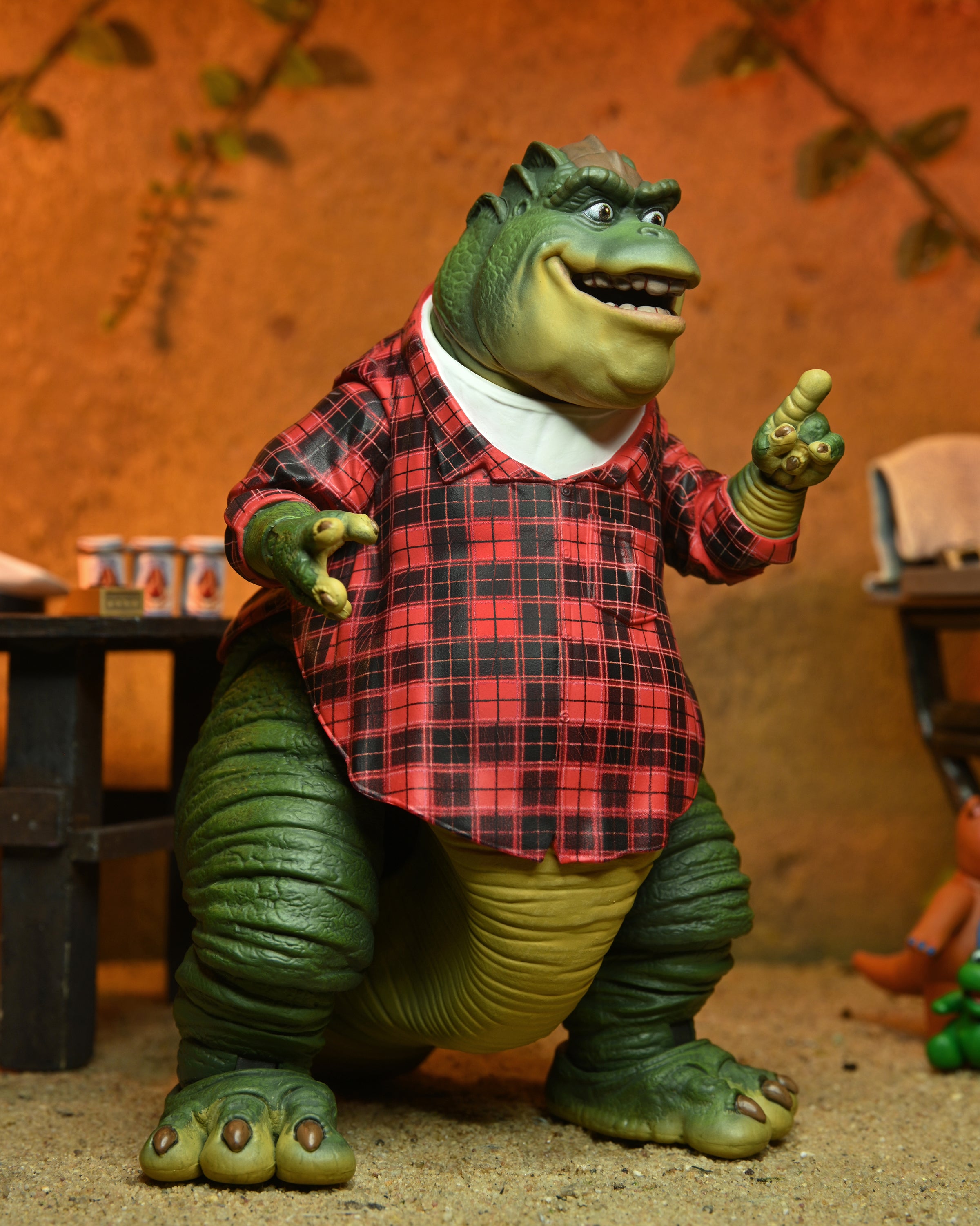 NECA Figura de Accion Ultimate: Dinosaurios - Earl Sinclair 7 Pulgadas