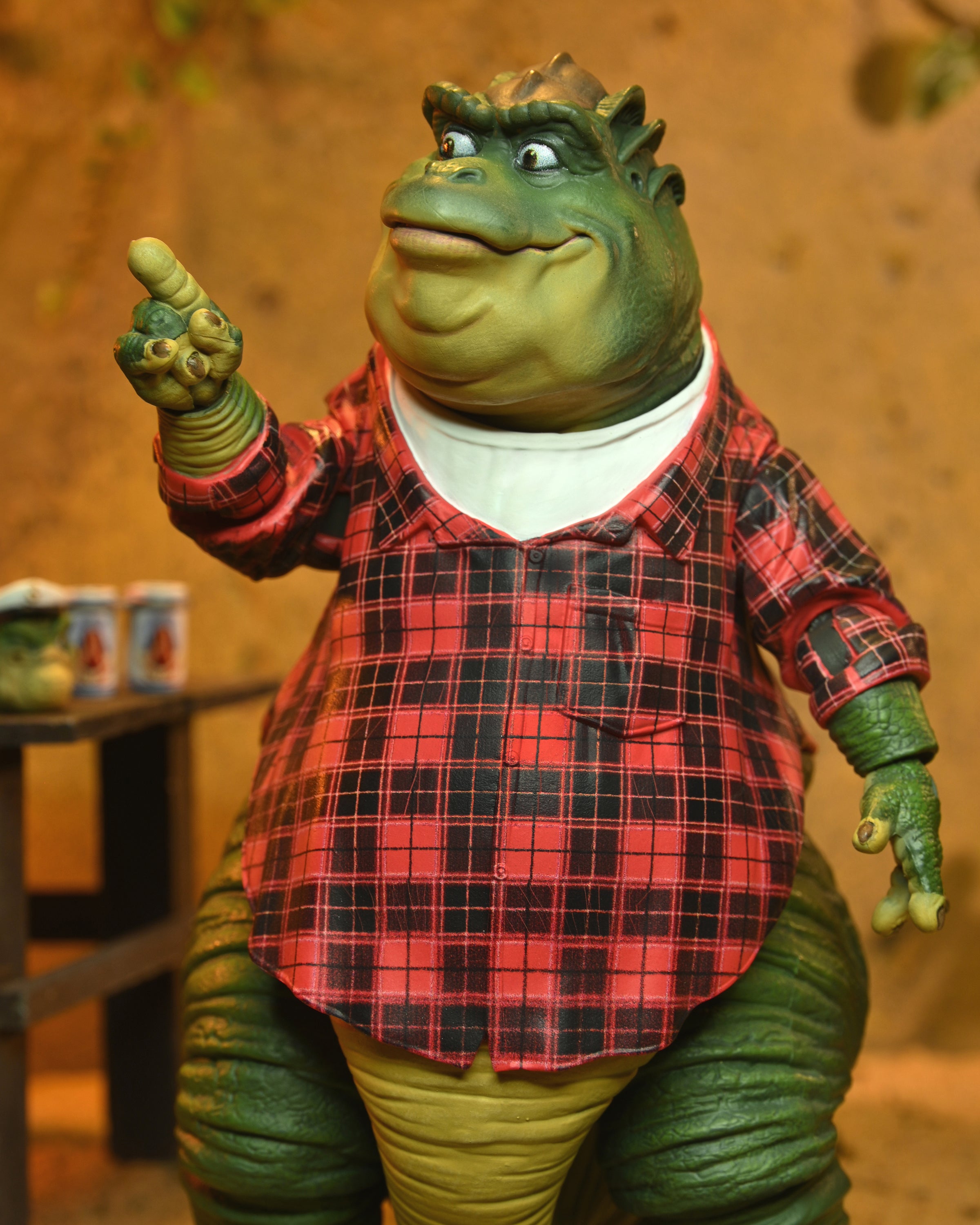 NECA Figura de Accion Ultimate: Dinosaurios - Earl Sinclair 7 Pulgadas